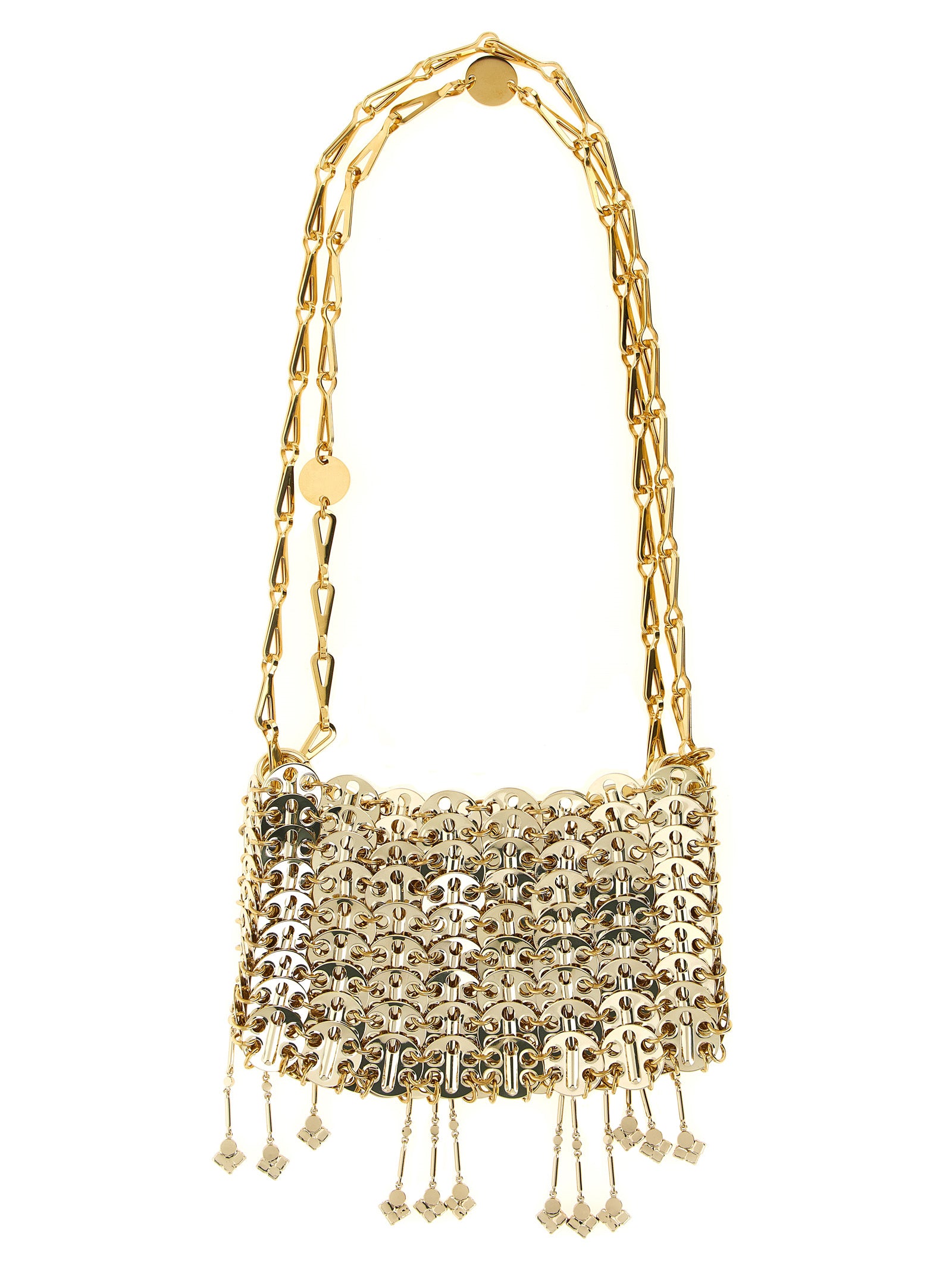 Paco Rabanne Gold Stainless Steel Shoulder Women's Bag