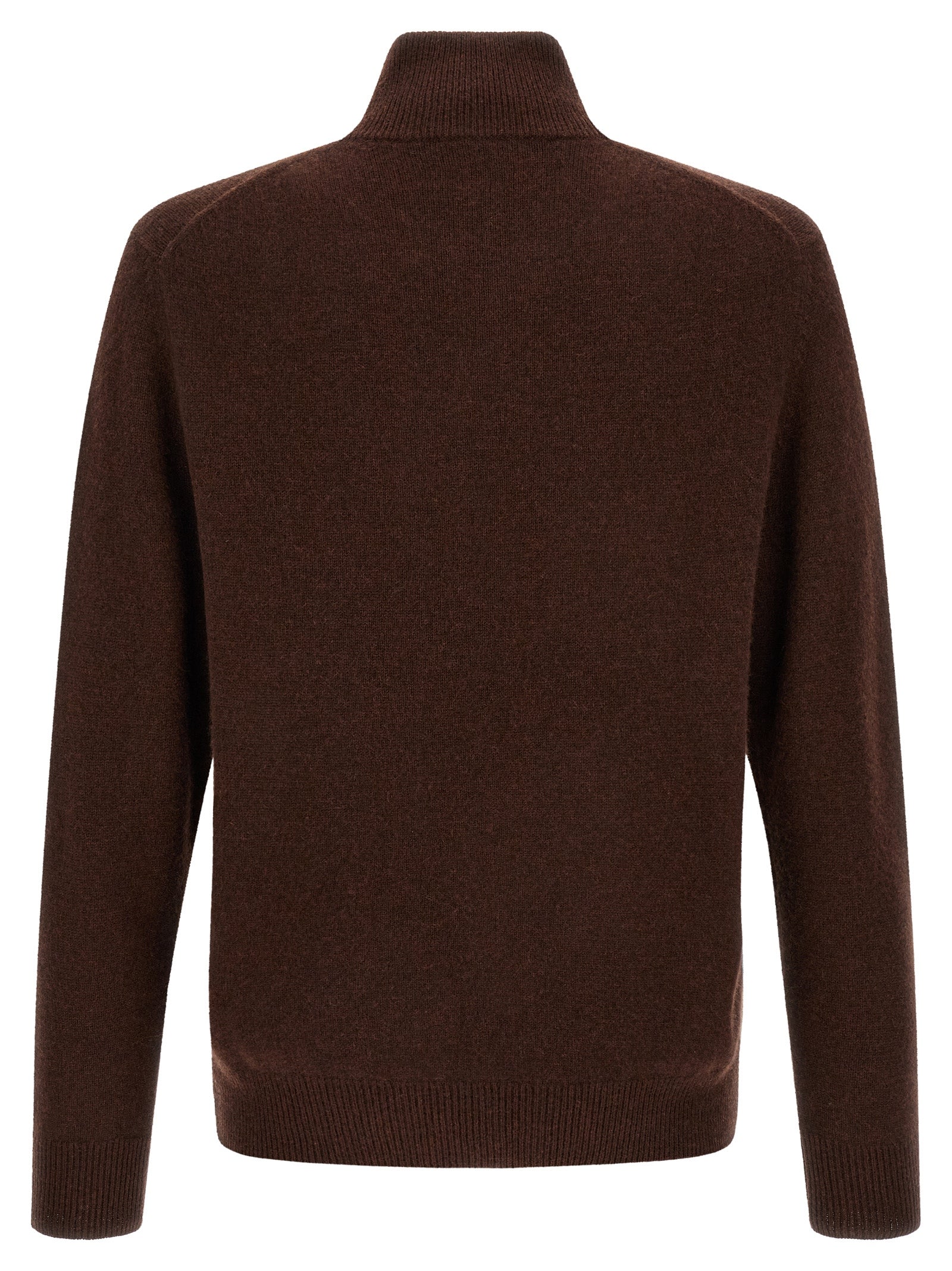 Ballantyne Brown Cashmere Men's Cardigan