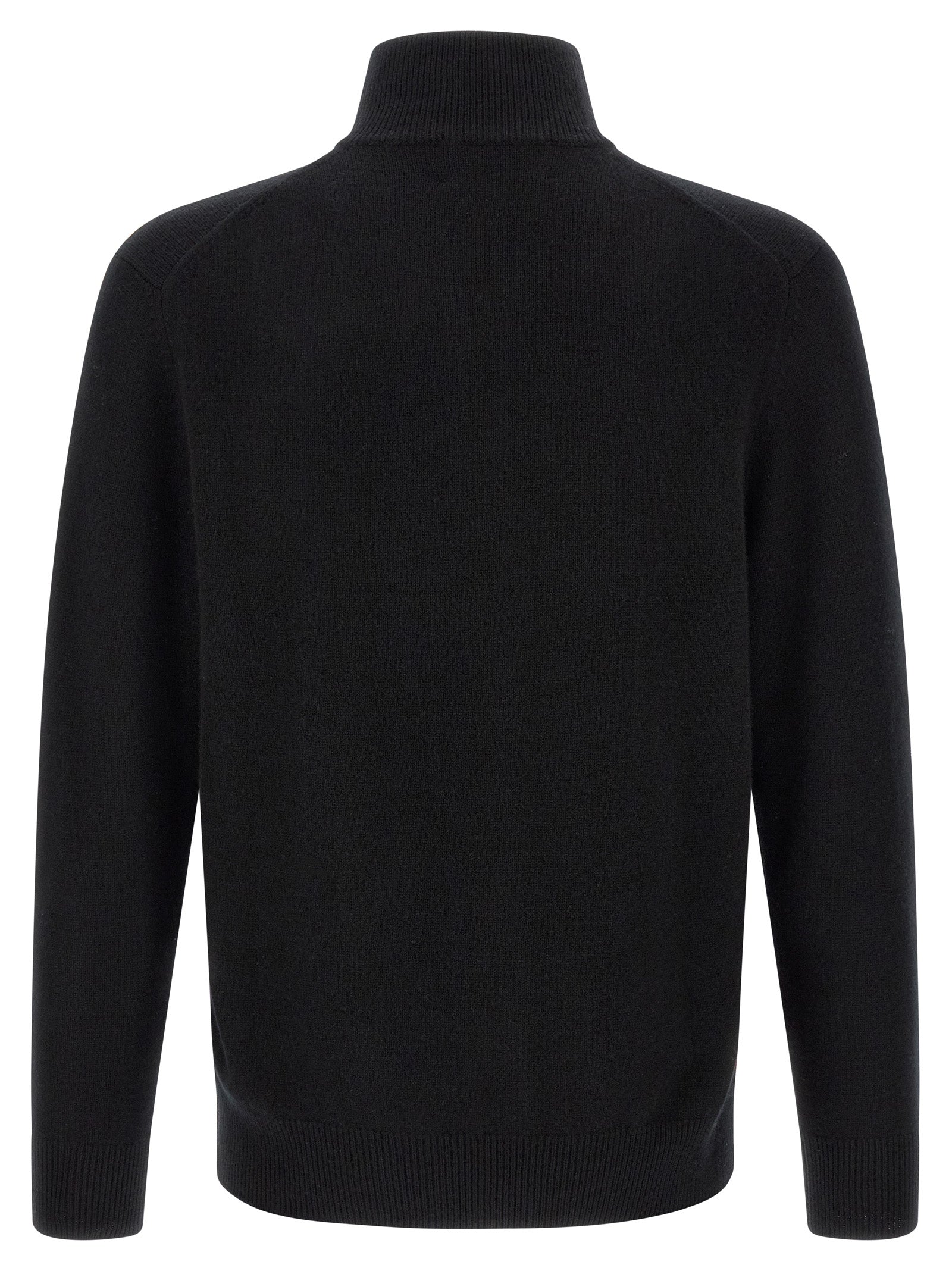 Ballantyne Black Cashmere Men's Cardigan