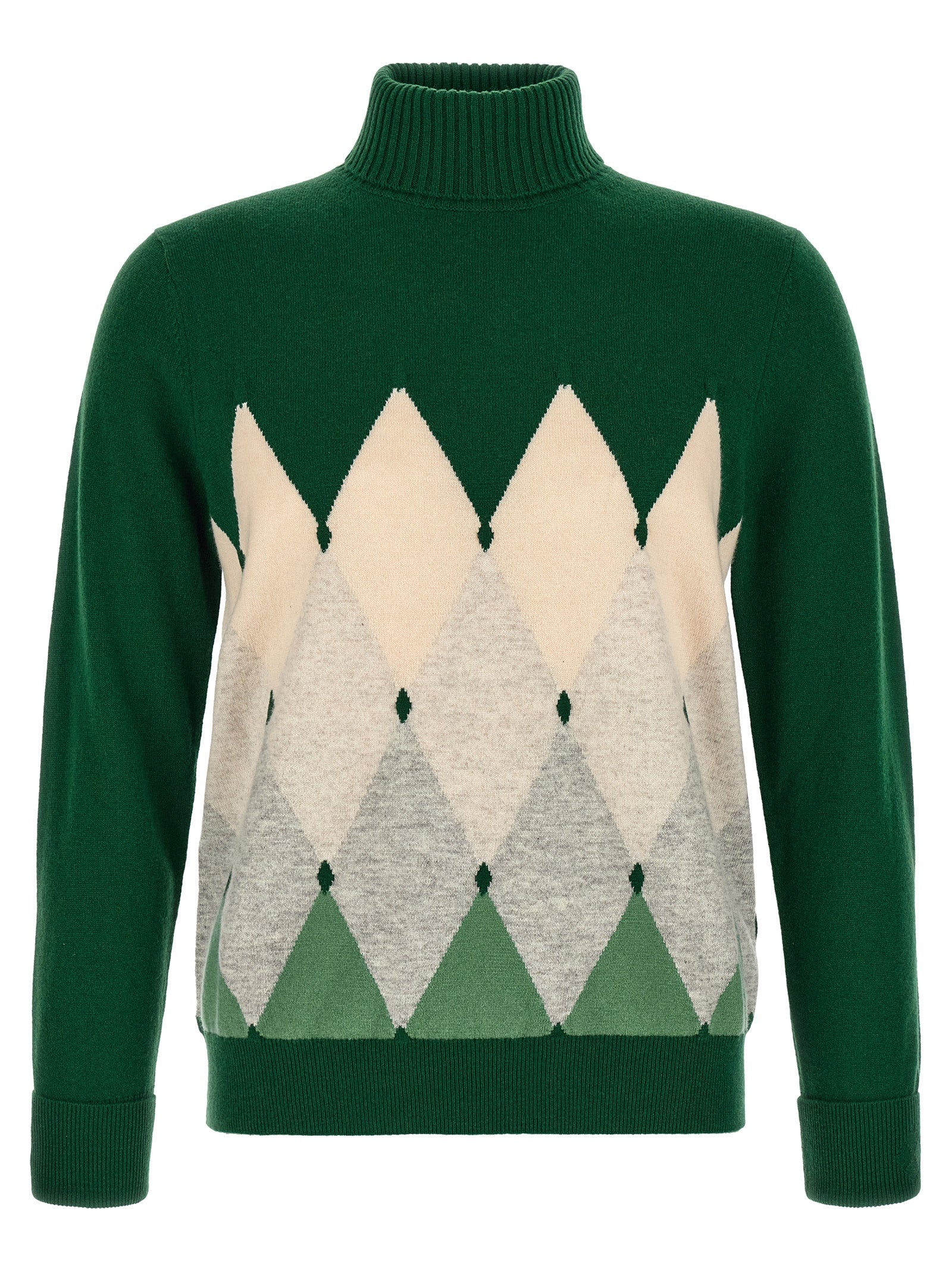 Ballantyne Bicolor Cashmere Men's Cardigan