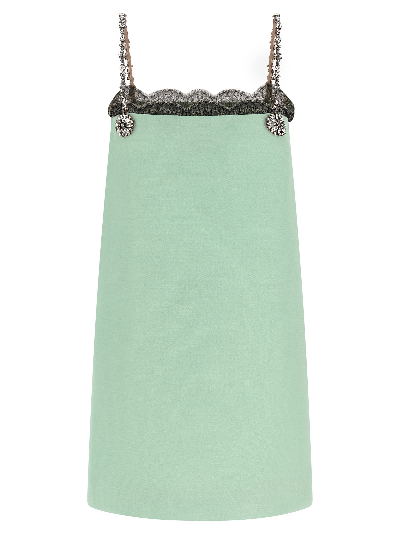 Valentino Garavani Bicolor Virgin Wool Short Women's Dress