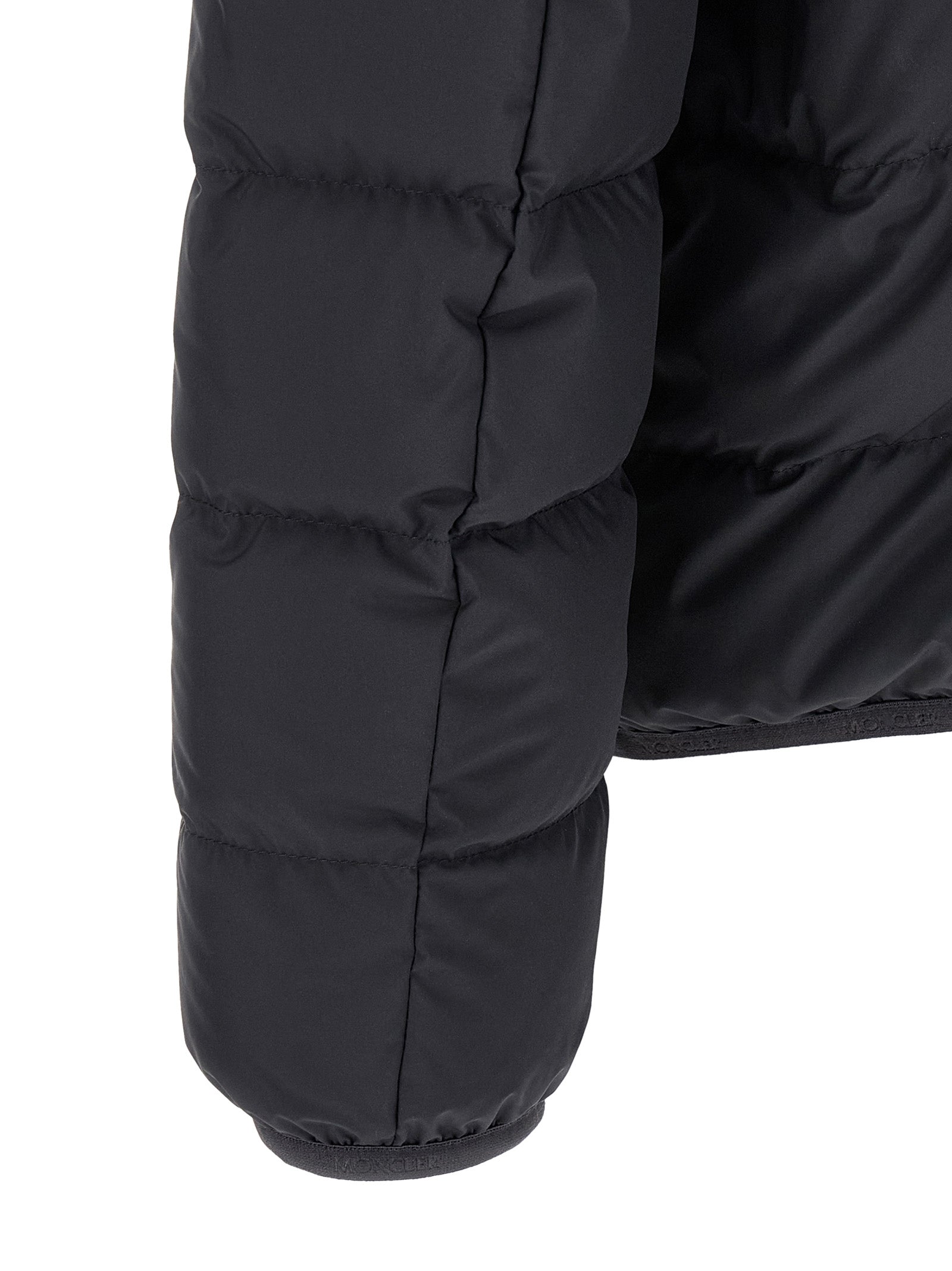 Moncler Blue Polyester Full-Length Men's Jacket