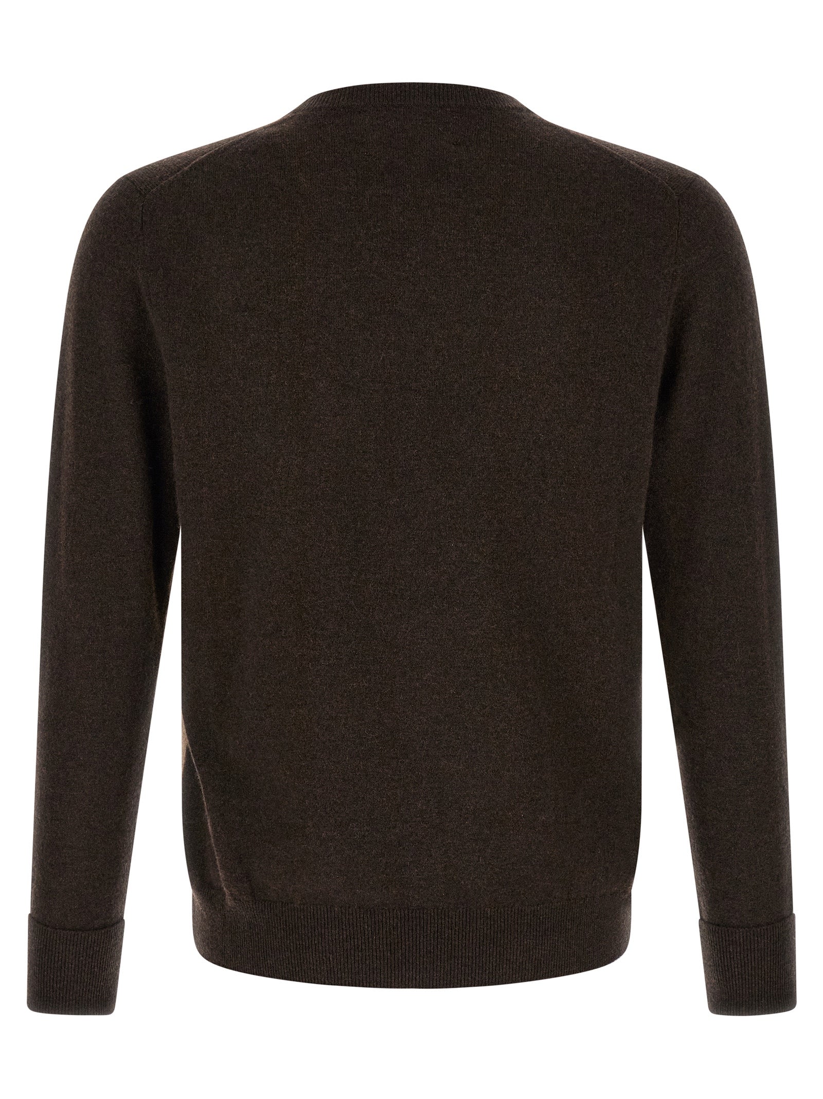 Ballantyne Brown Cashmere Men's Cardigan