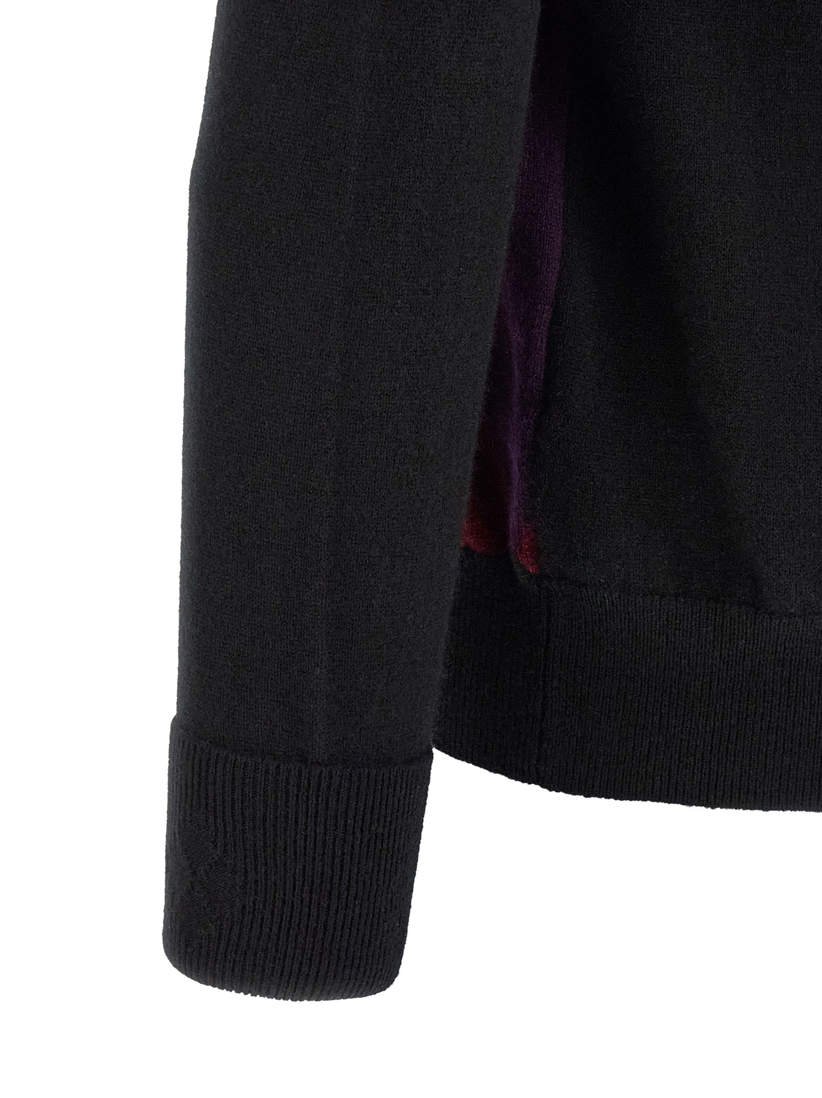 Ballantyne Black Cashmere Men's Cardigan
