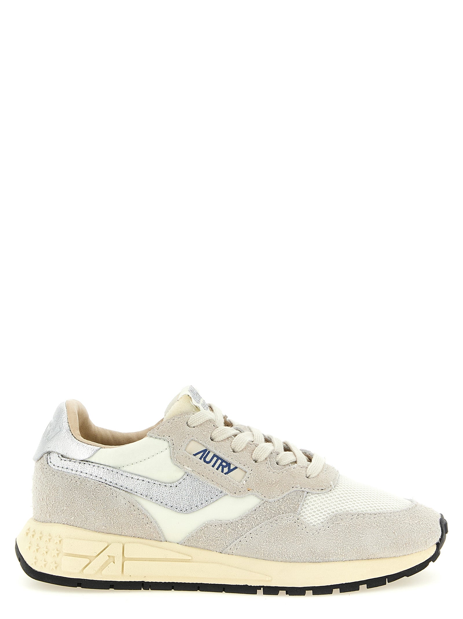 Autry White Cowhide Athletic Women's Sneakers