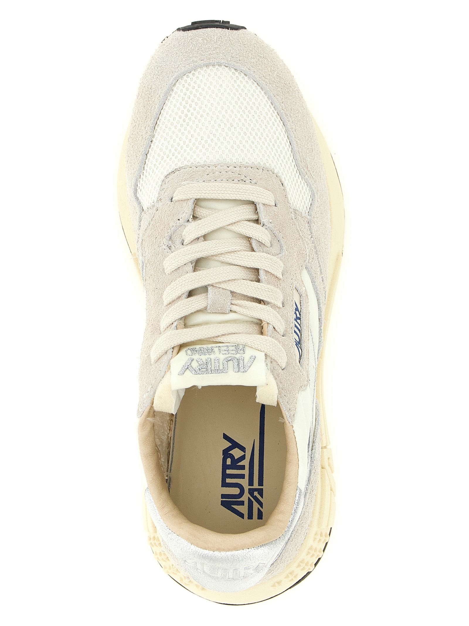 Autry White Cowhide Athletic Women's Sneakers