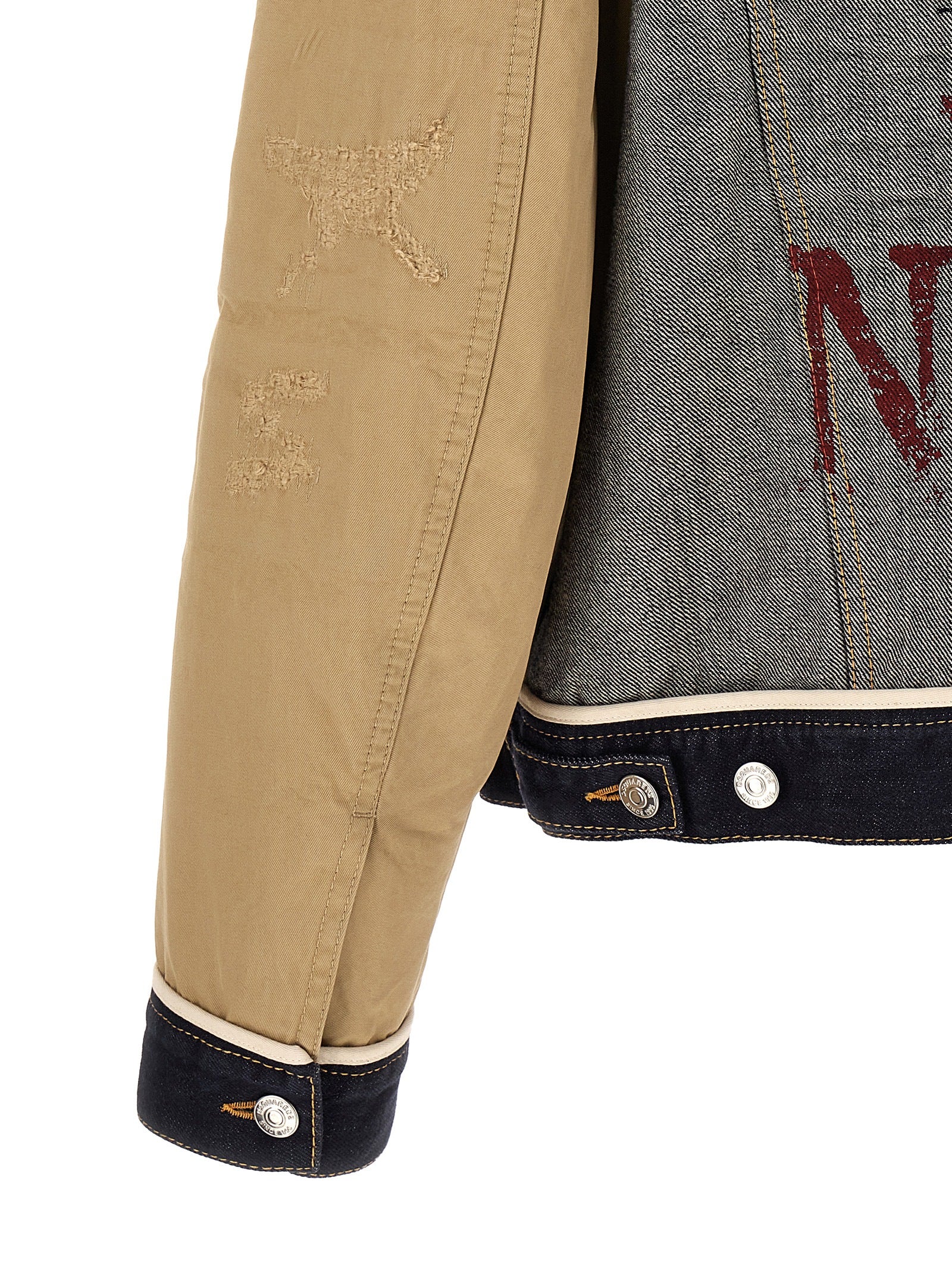 Dsquared² Beige Cotton Denim Men's Jacket
