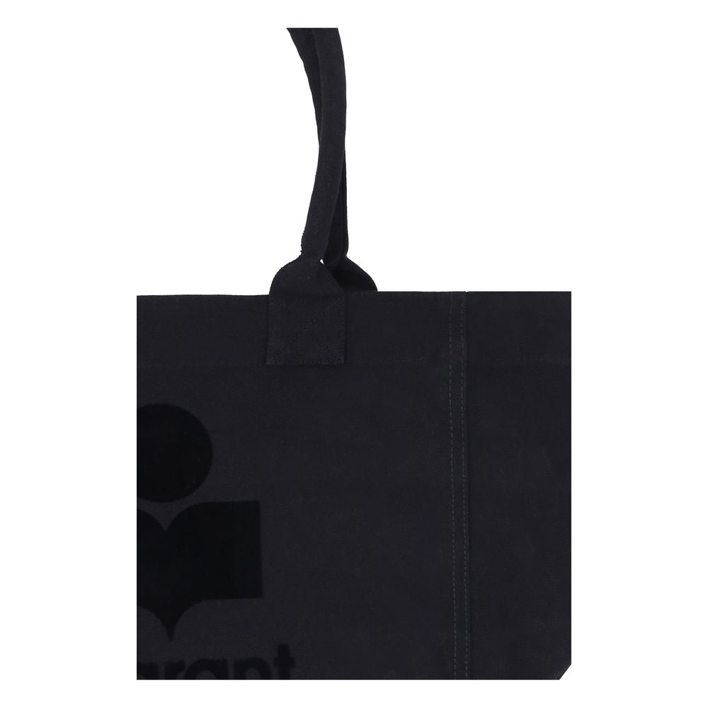 Isabel Marant Black Cotton Shoulder Women's Bag