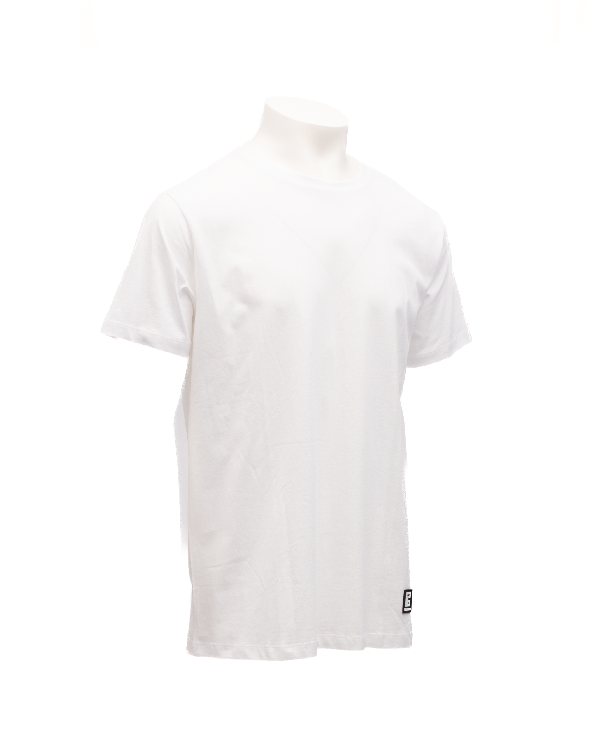 Balmain White Cotton Men's T-Shirt