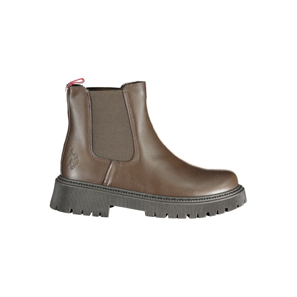 U.S. POLO ASSN. Brown Polyester Women's Women's Boot
