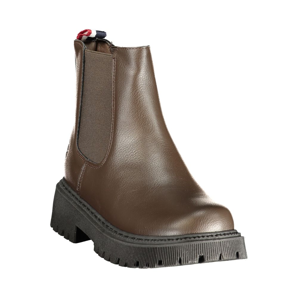 U.S. POLO ASSN. Brown Polyester Women's Women's Boot