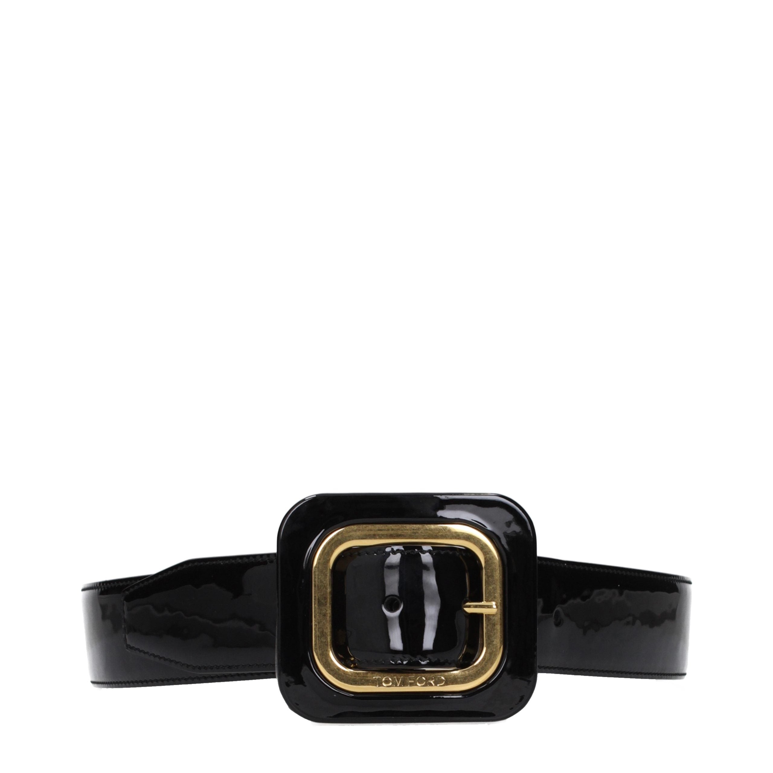 Tom Ford Brown Leather Regular Women's Belt
