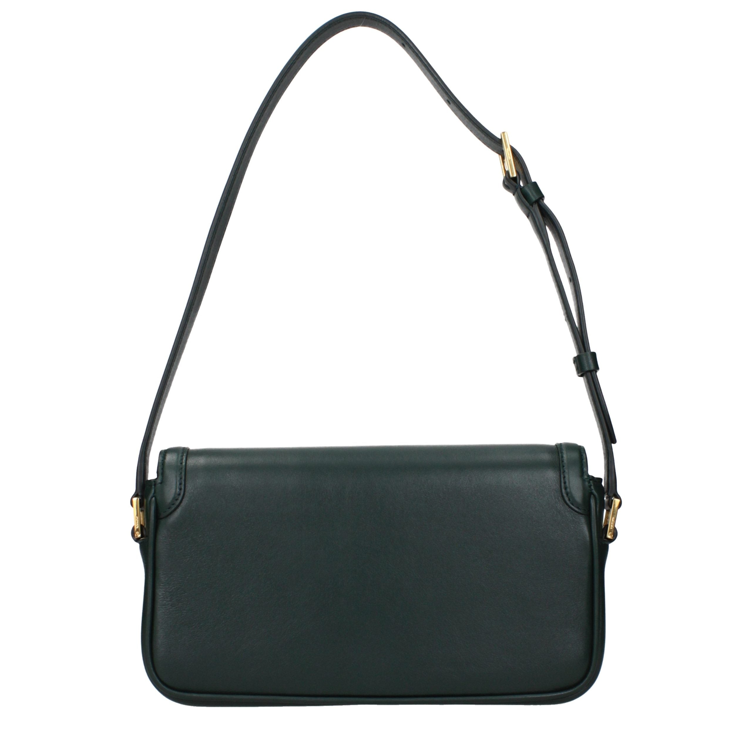 Tom Ford Green Leather Shoulder Women's Bag
