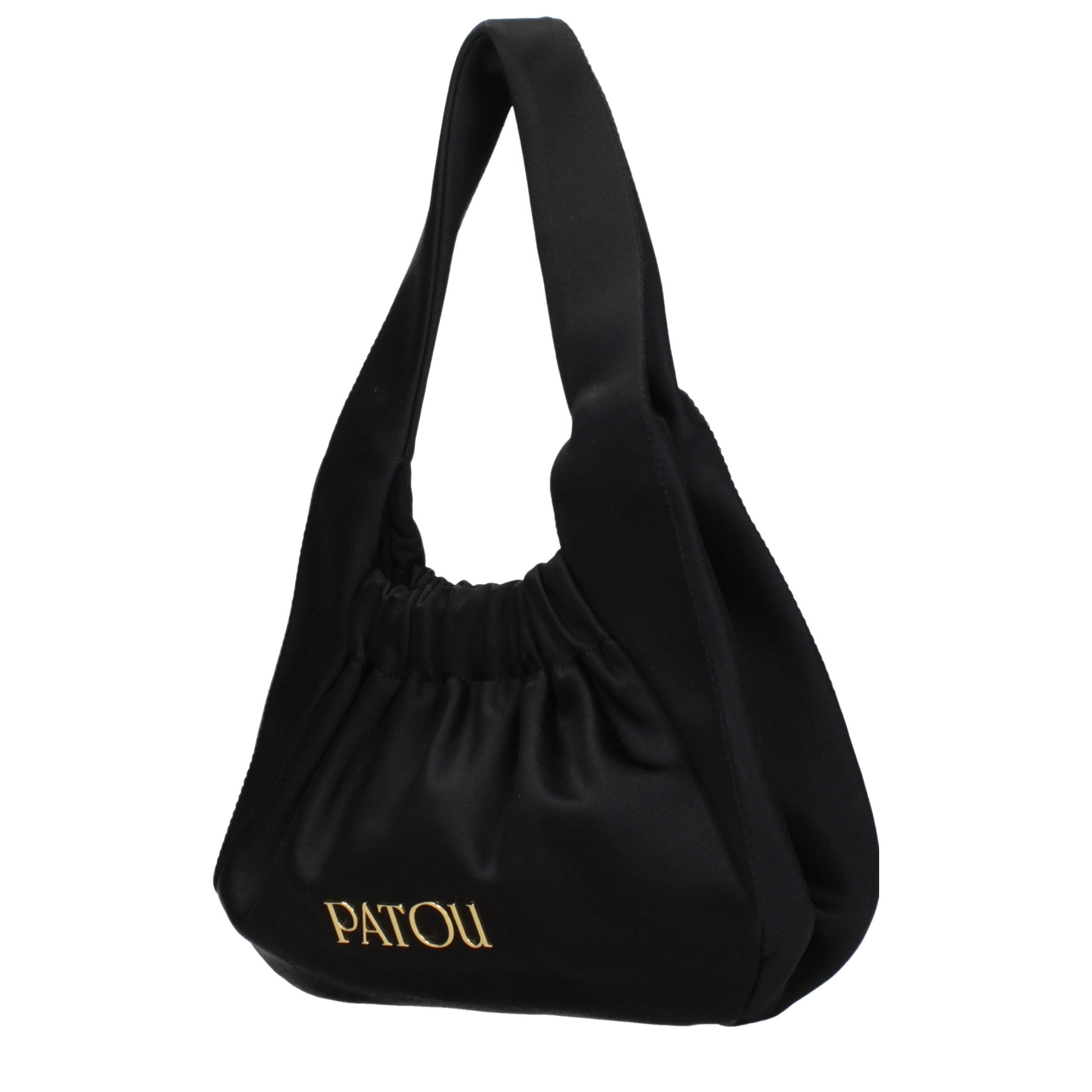 Patou Black Fabric Women's Handbag
