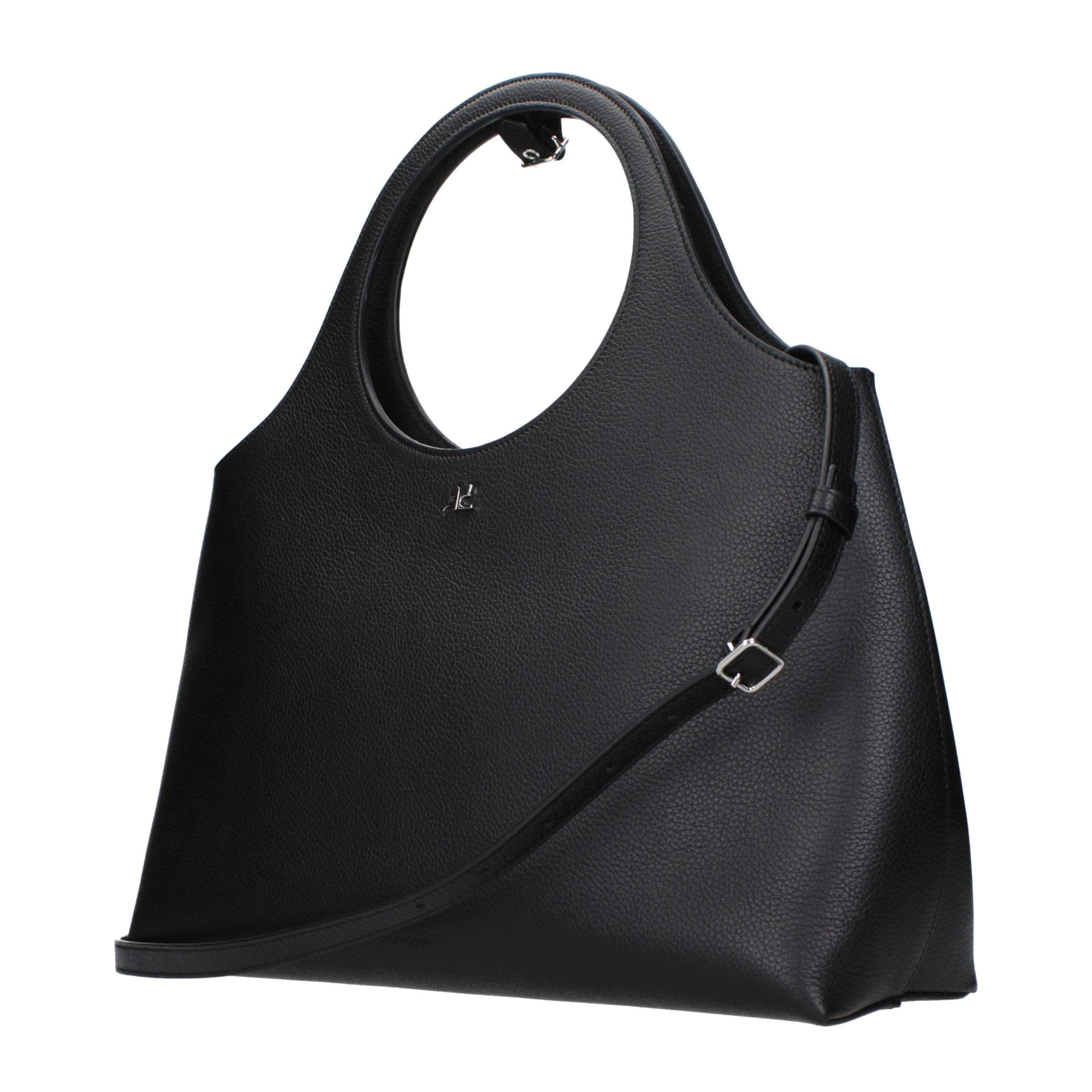Courrèges Black Leather Women's Handbag