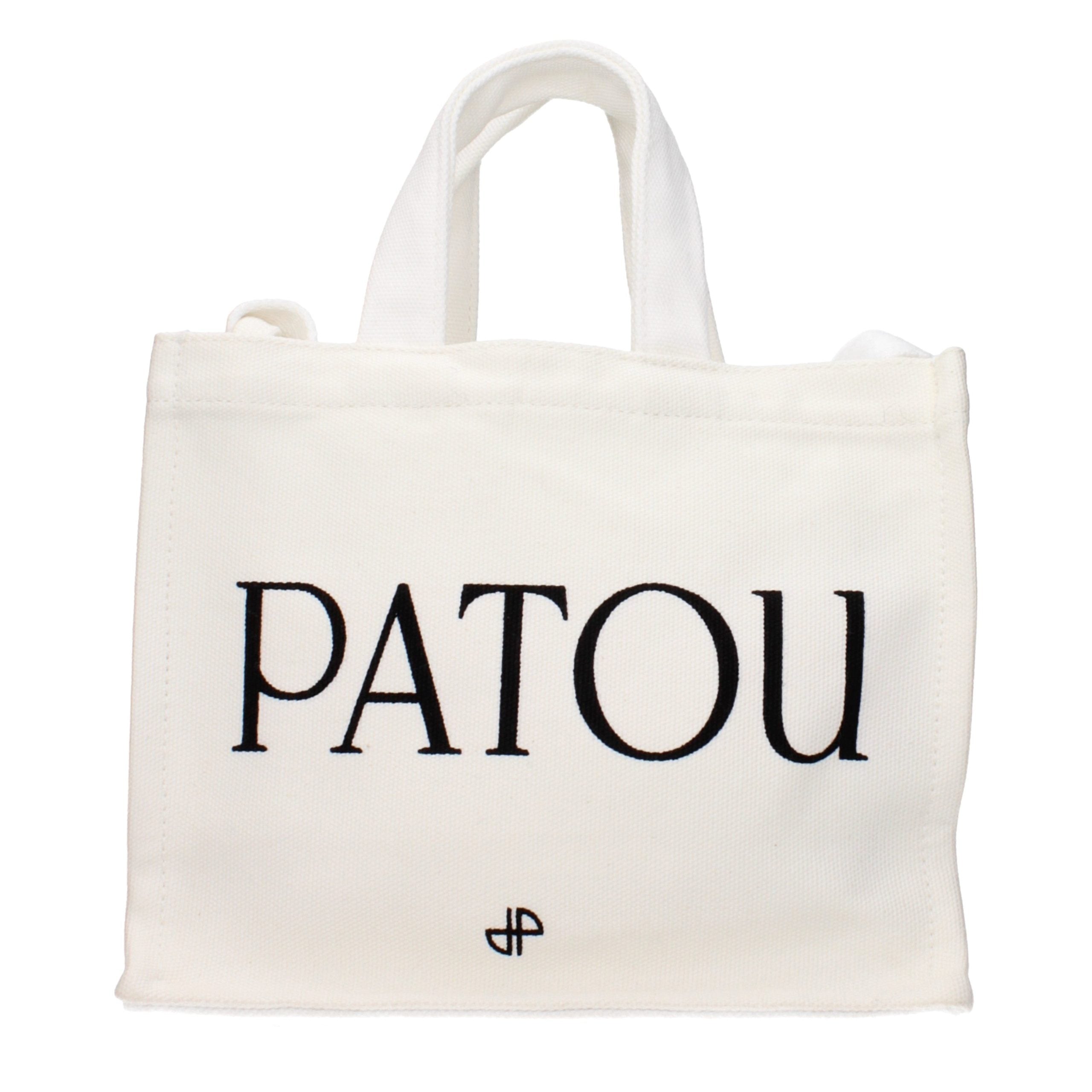 Patou White Cotton Women's Handbag