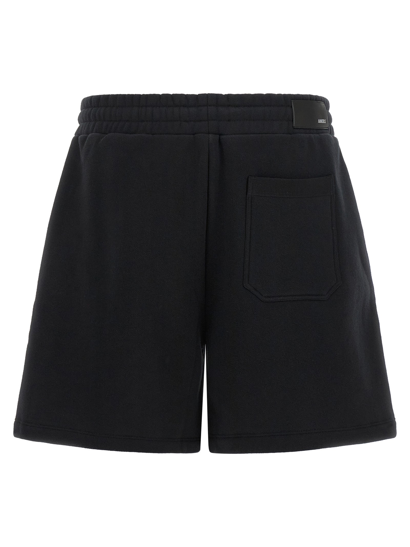 Amiri Black Cotton Bermuda Men's Shorts