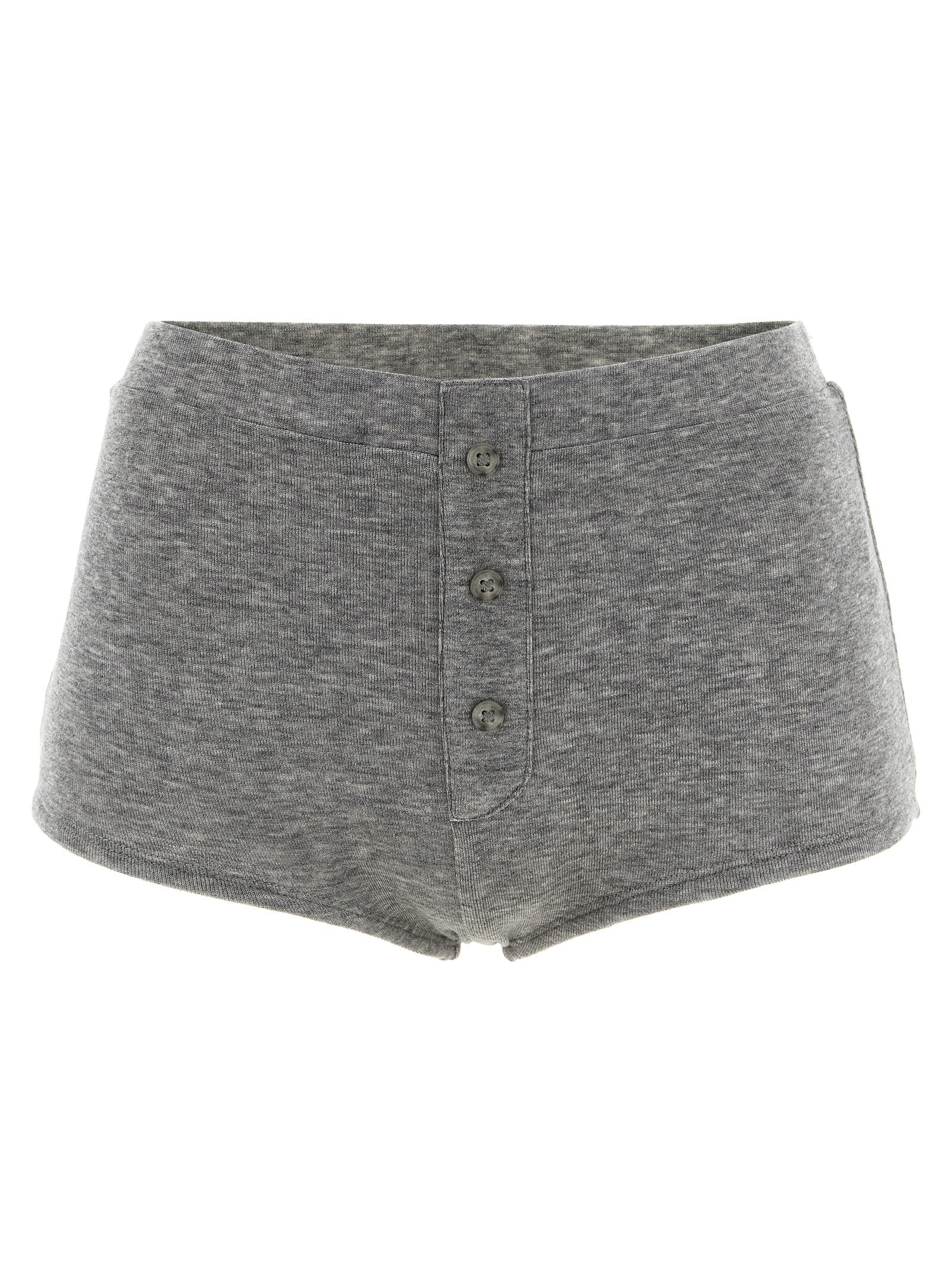 Entire Studios Gray Tencel Bermuda Women's Shorts