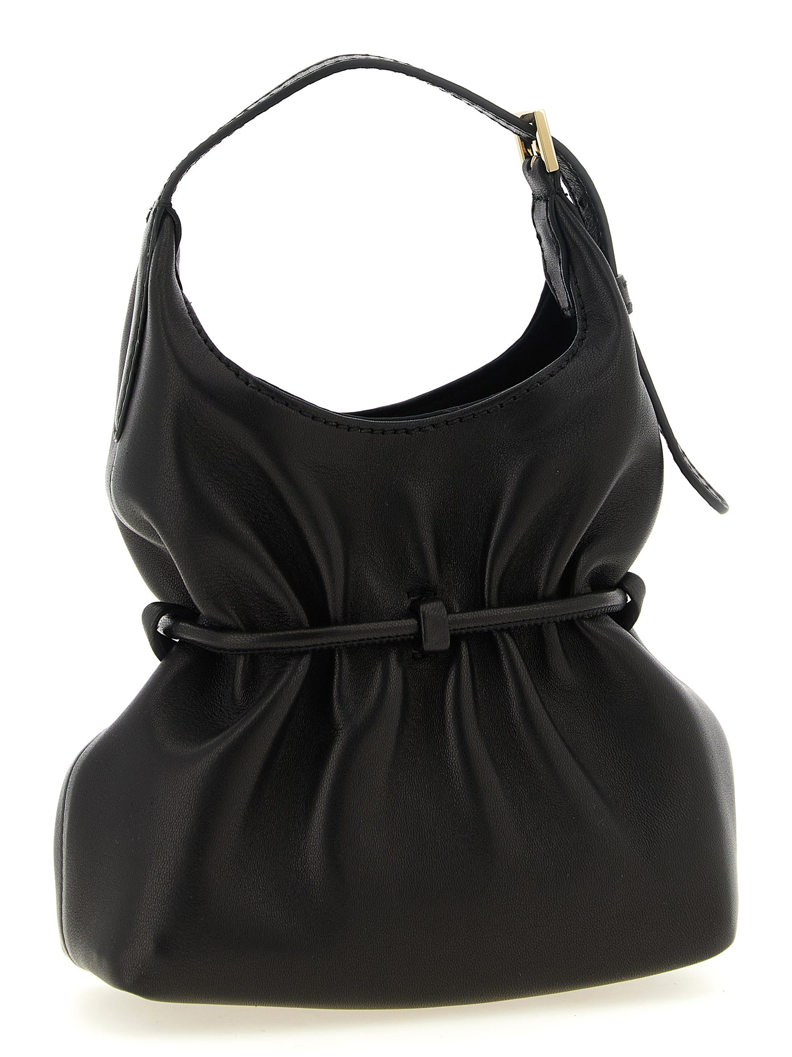 Balmain Black Lamb Leather Women's Handbag
