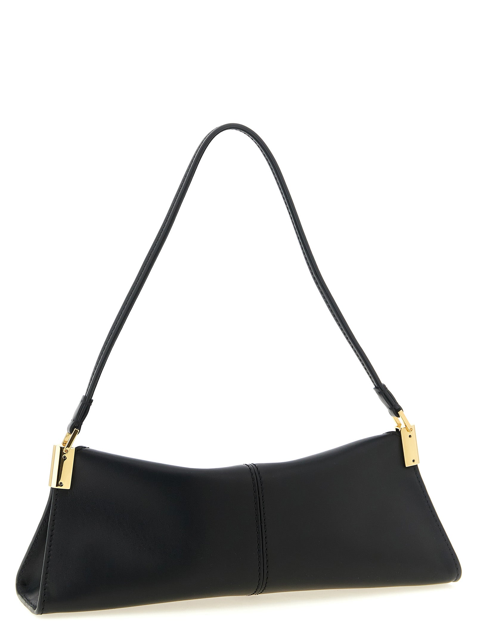 Balmain Black Calfskin Shoulder Women's Bag