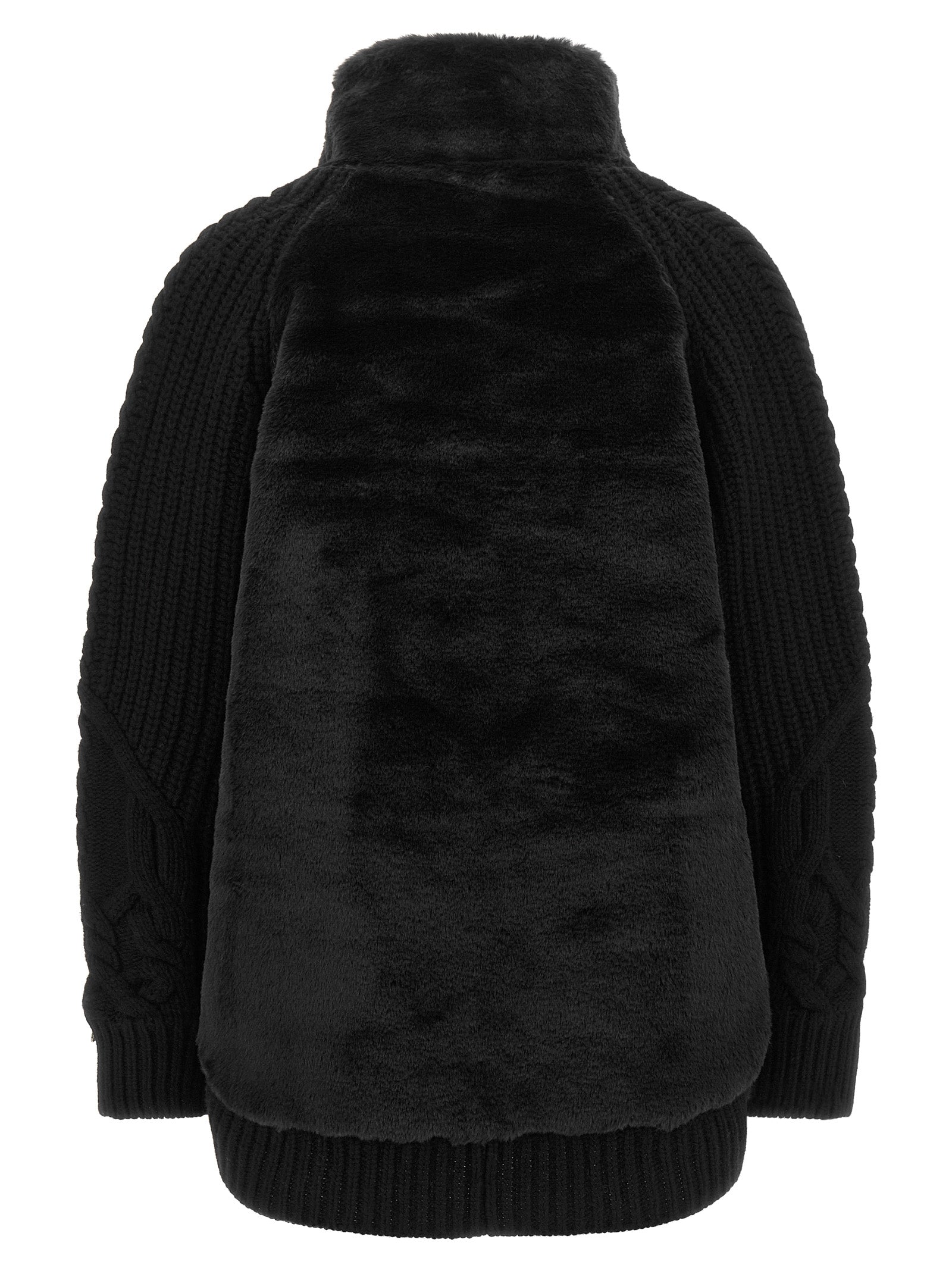 Herno Black Wool Women's Cardigan