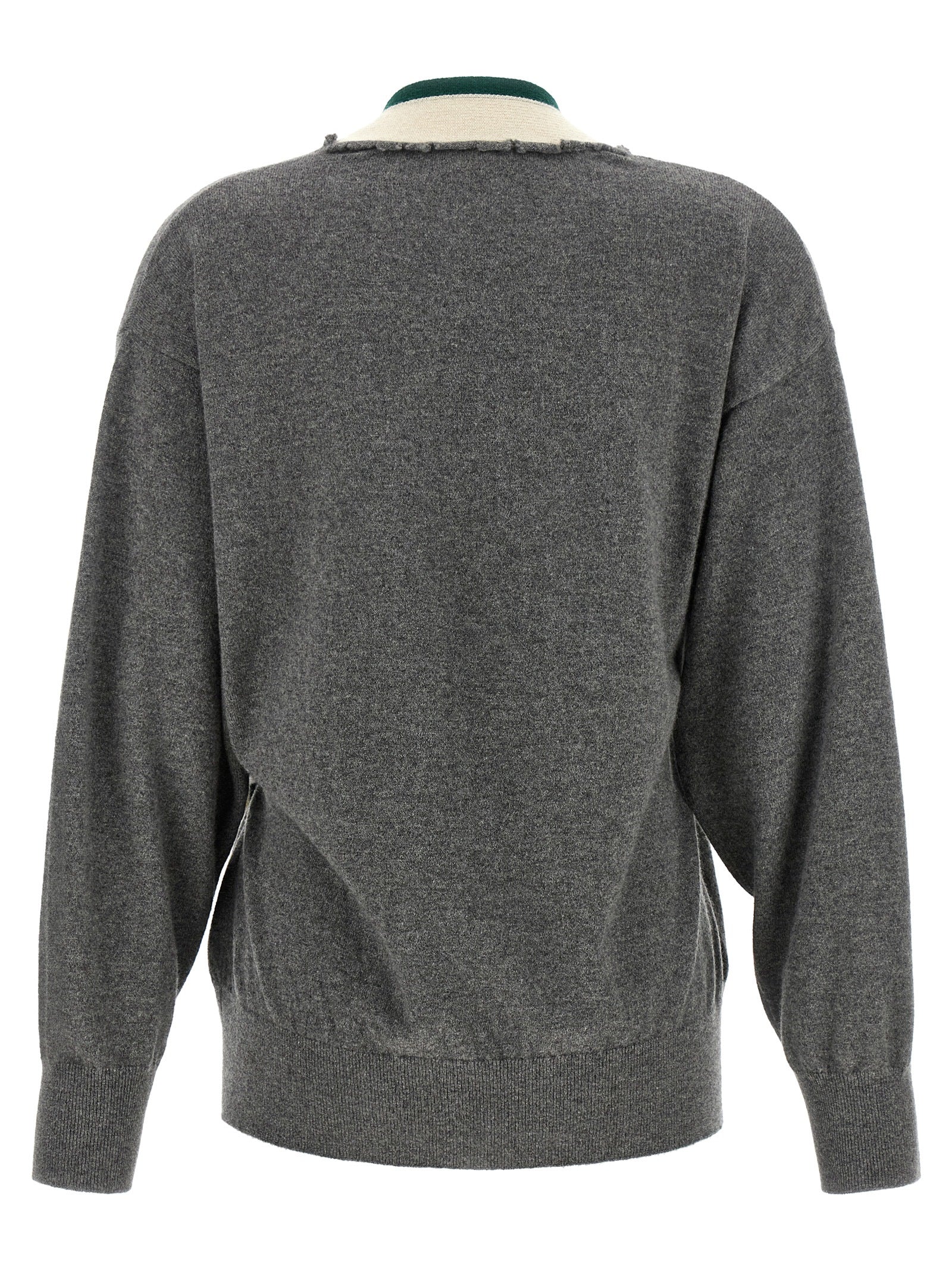 Dries Van Noten Gray Cashmere Women's Cardigan