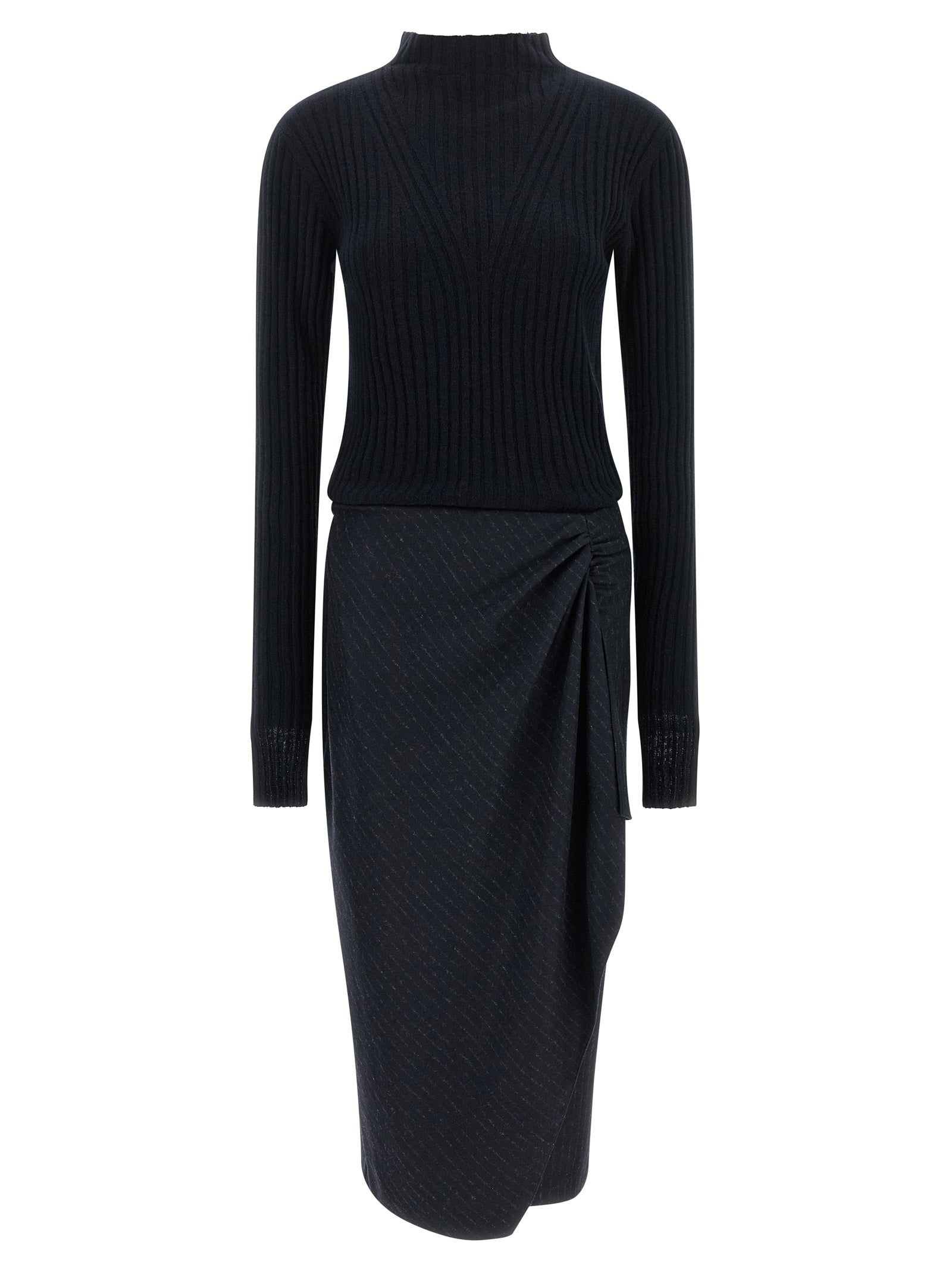 PINKO Blue Polyester Midi Women's Dress