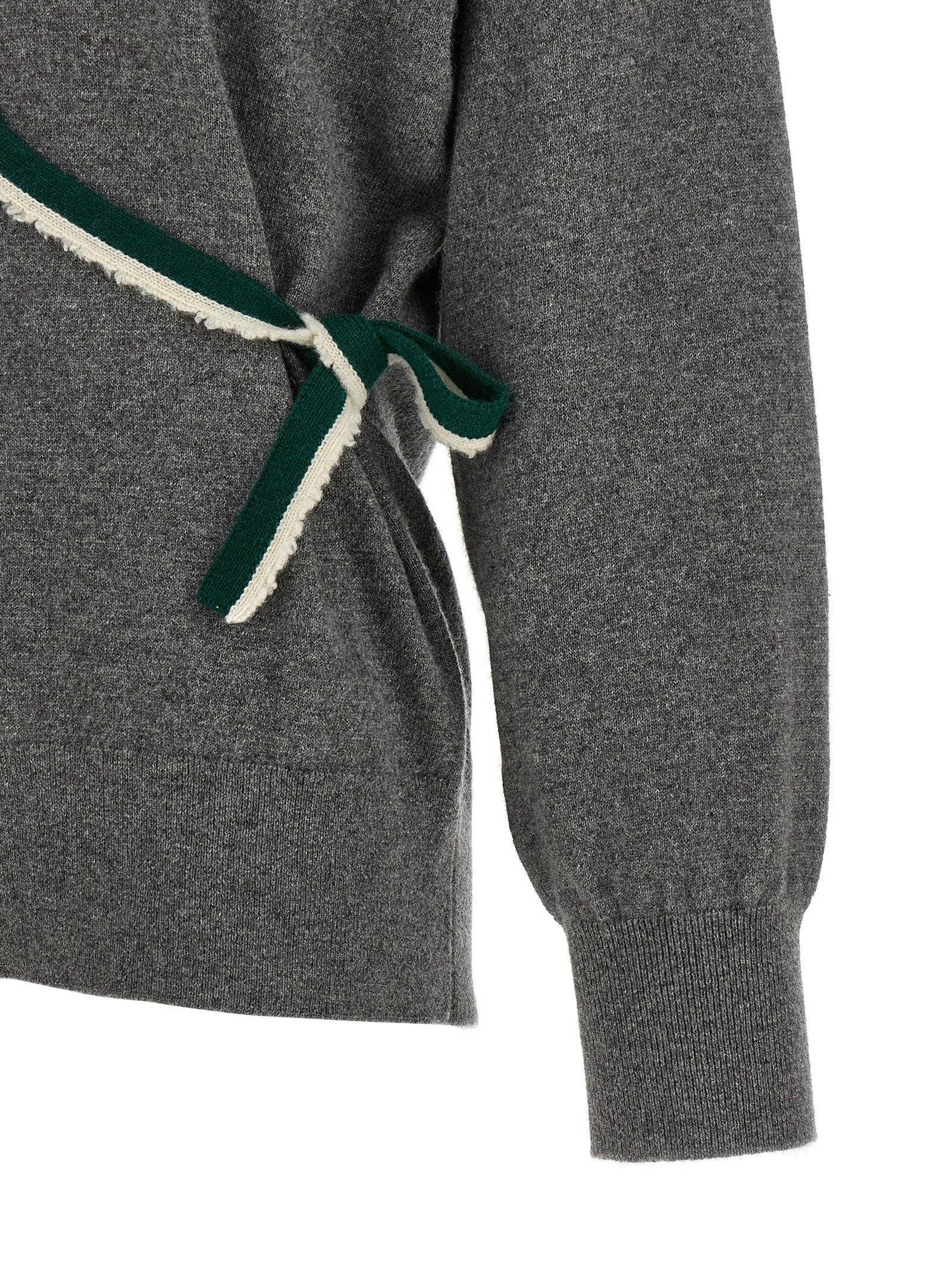 Dries Van Noten Gray Cashmere Women's Cardigan