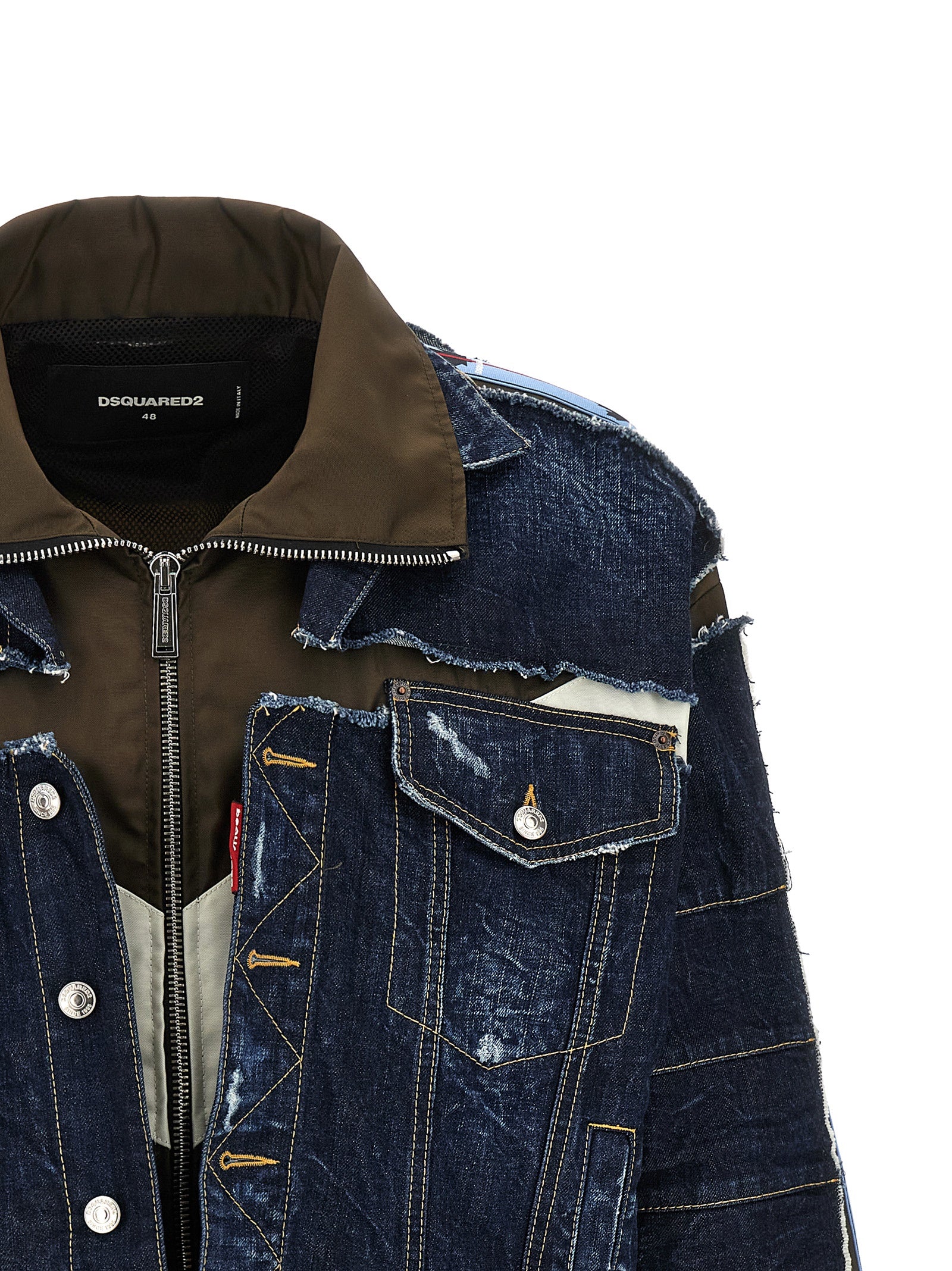 Dsquared² Blue Cotton Denim Men's Jacket