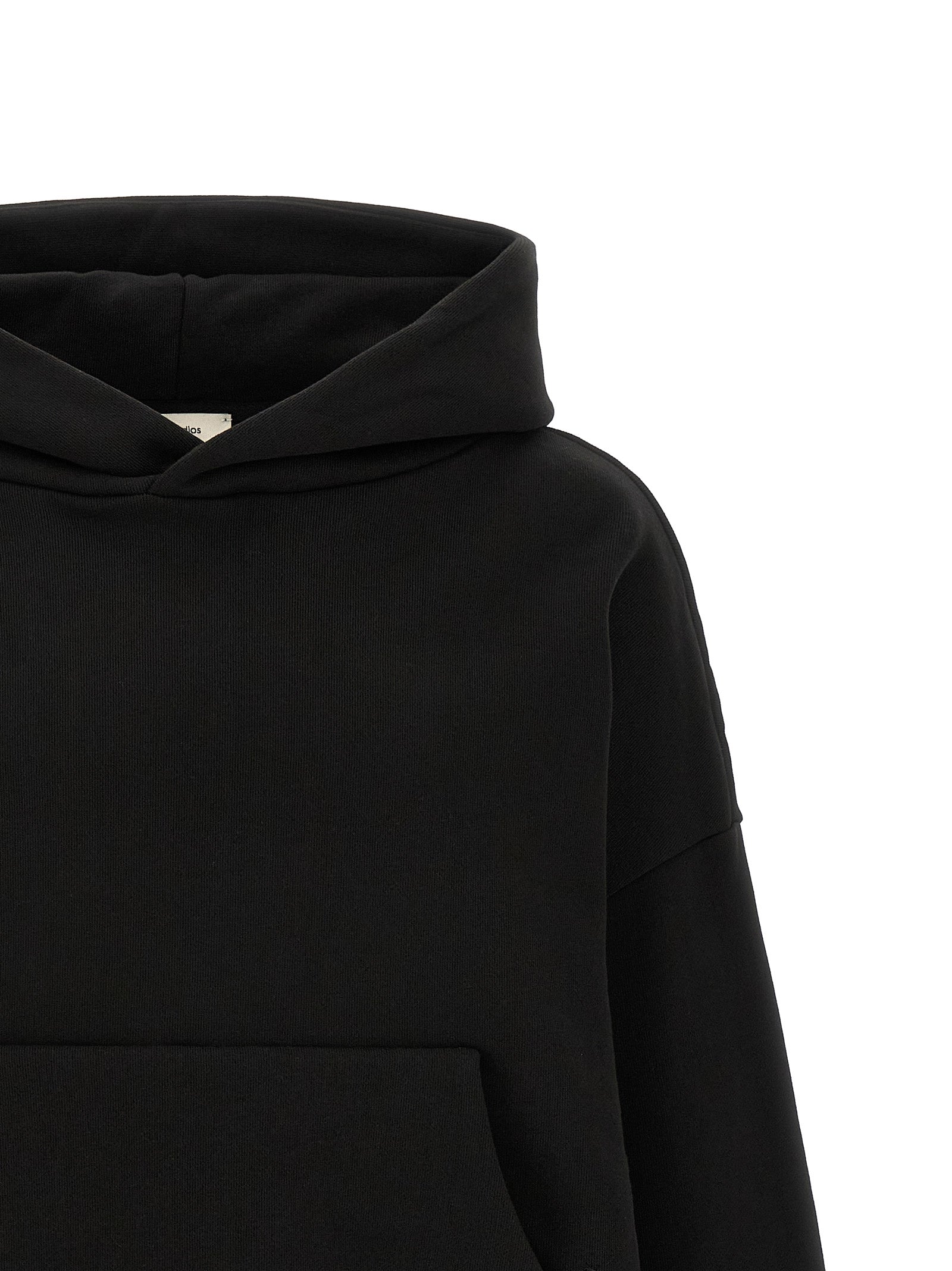 Entire Studios Black Cotton Men's Sweatshirt
