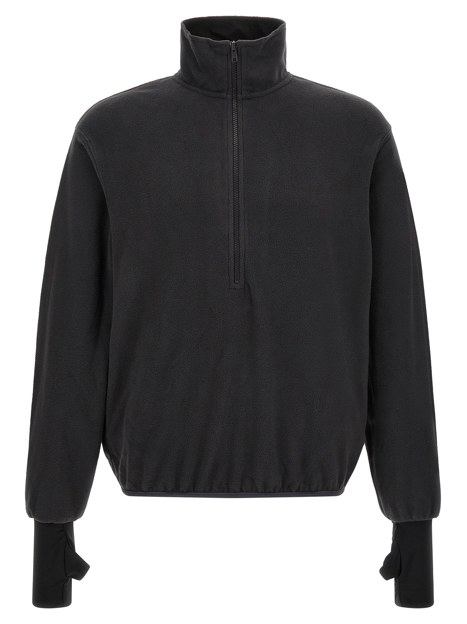 Entire Studios Black Polyester Men's Sweatshirt