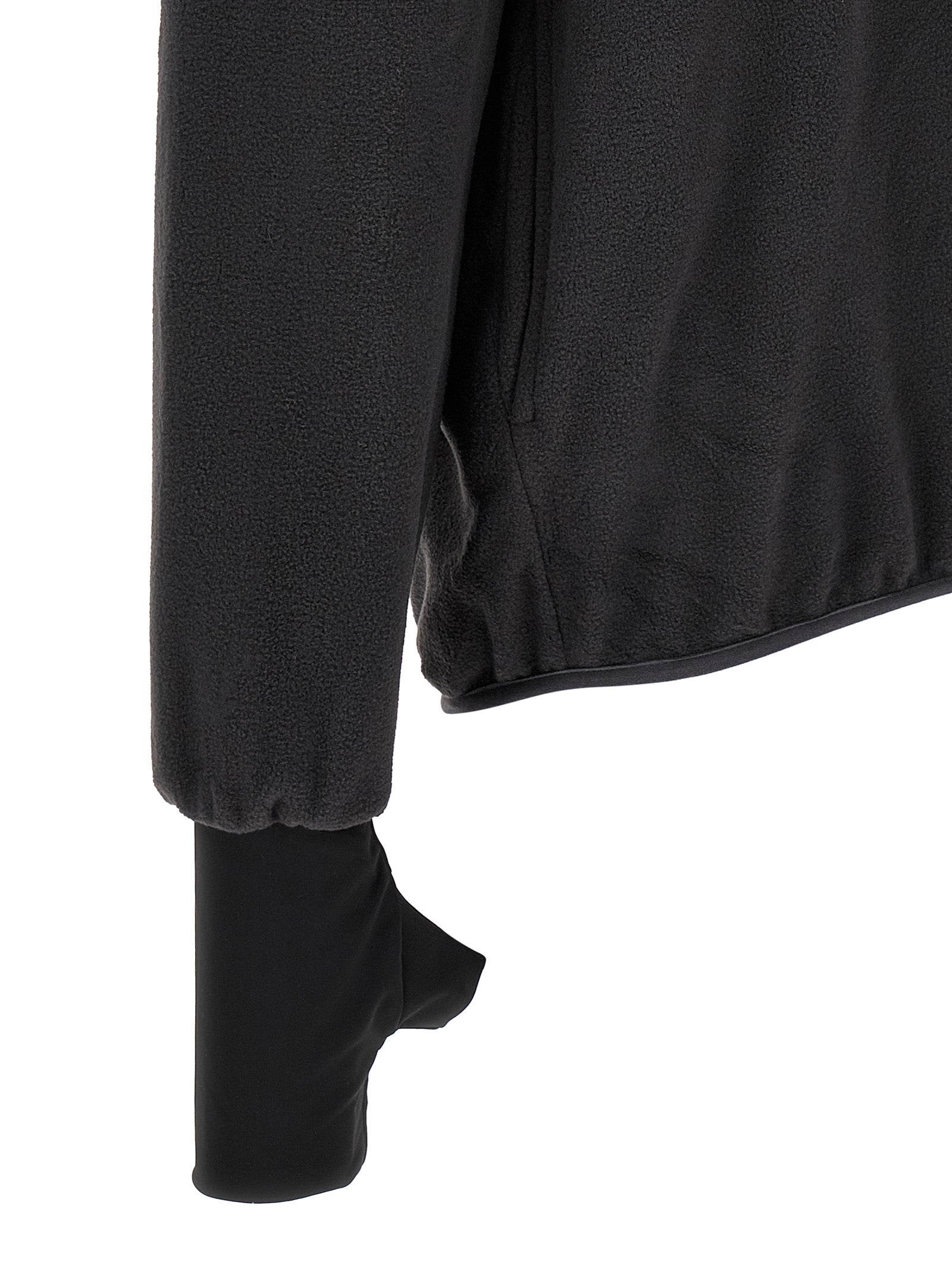 Entire Studios Black Polyester Men's Sweatshirt