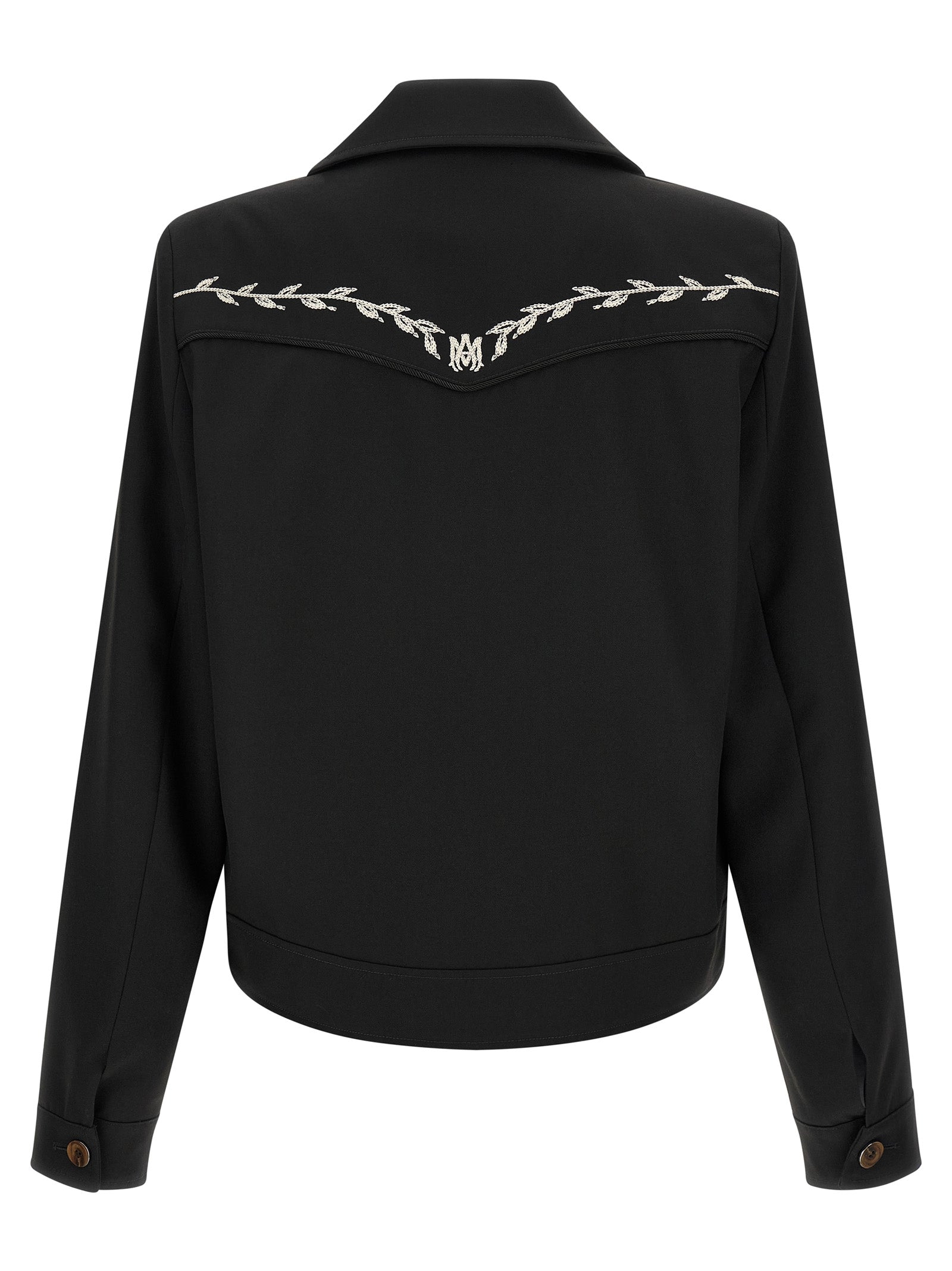Amiri Black Polyester Full-Length Men's Jacket