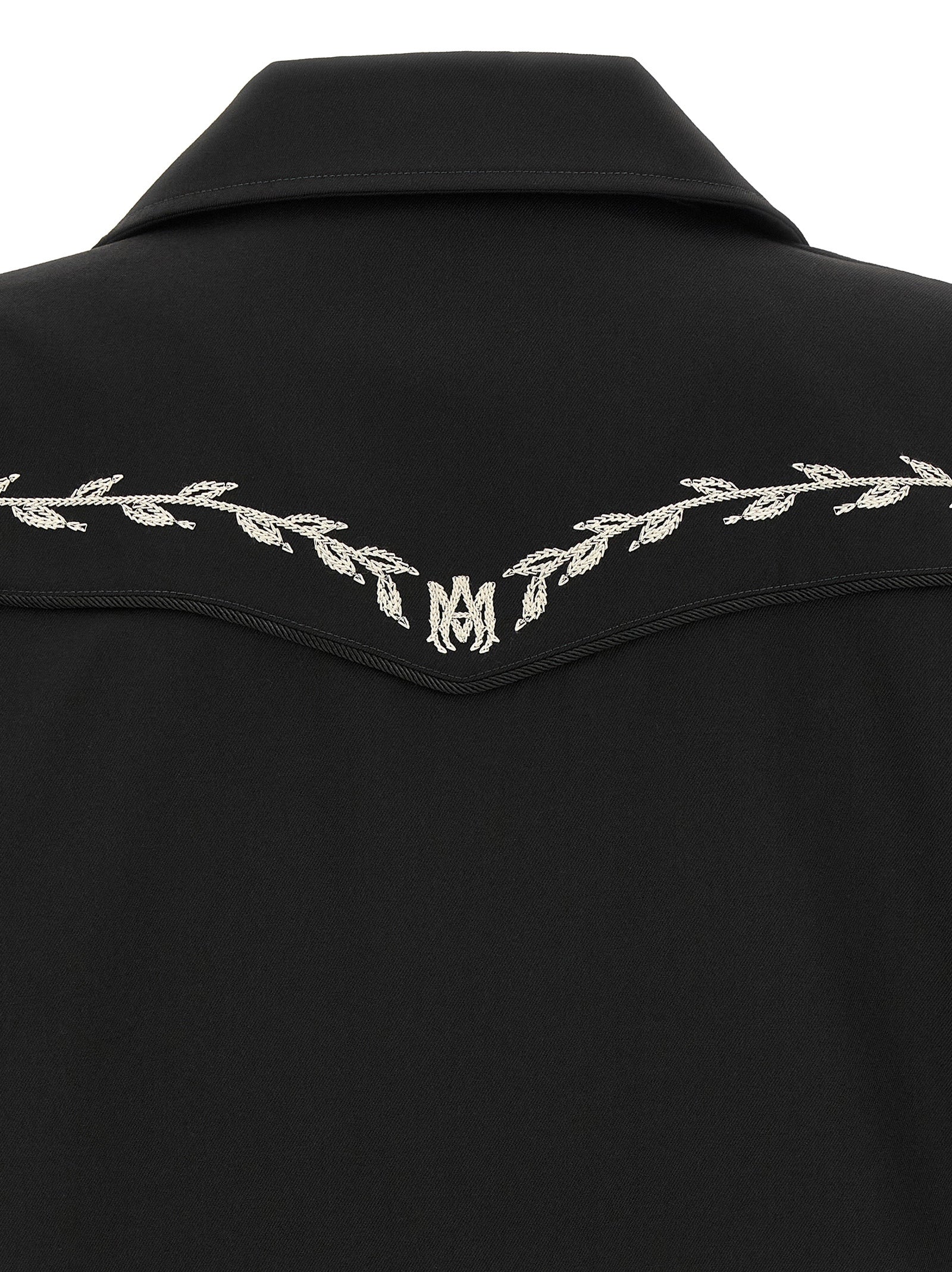 Amiri Black Polyester Full-Length Men's Jacket