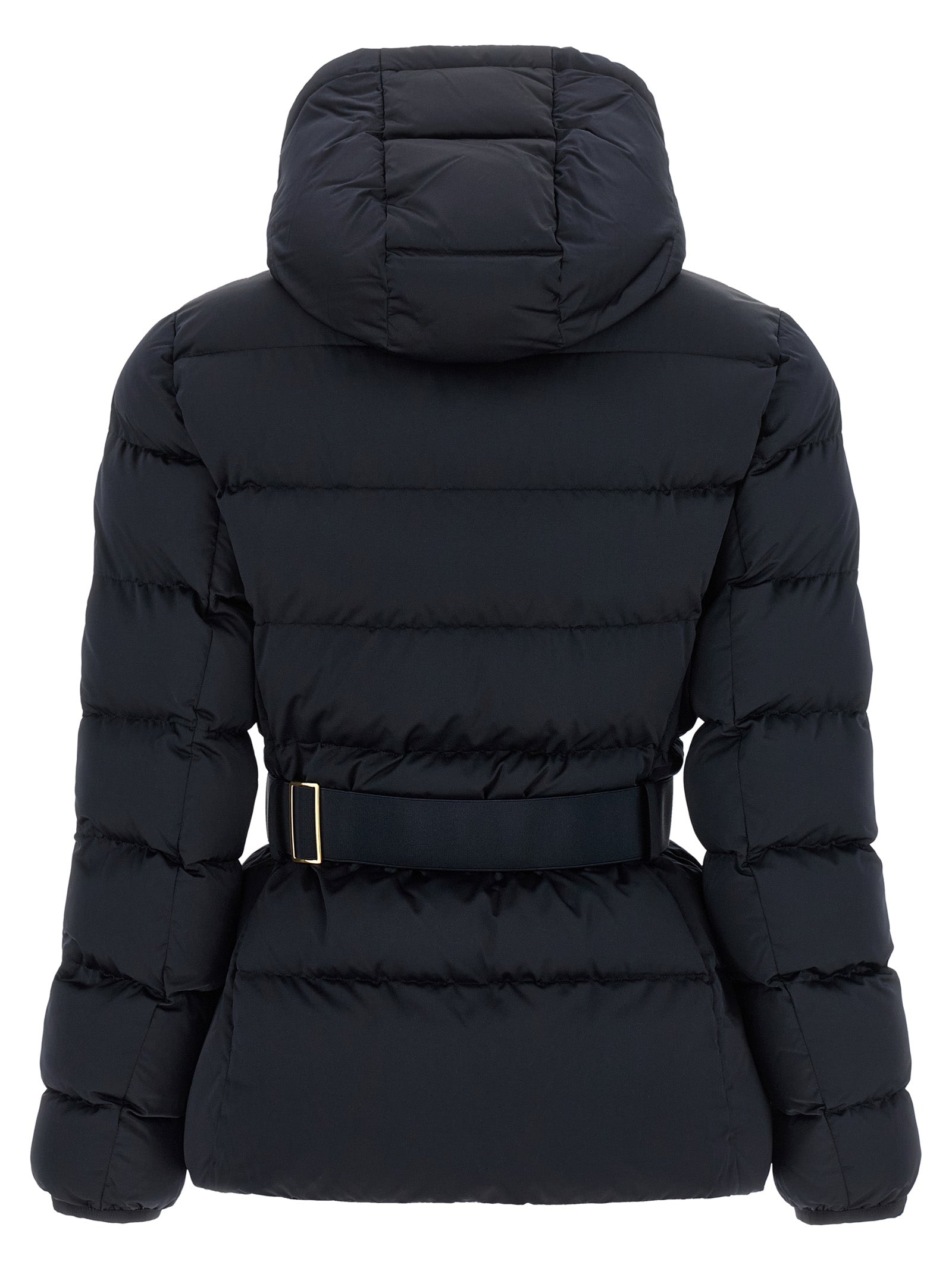 Elisabetta Franchi Black Polyester Full-Length Women's Jacket