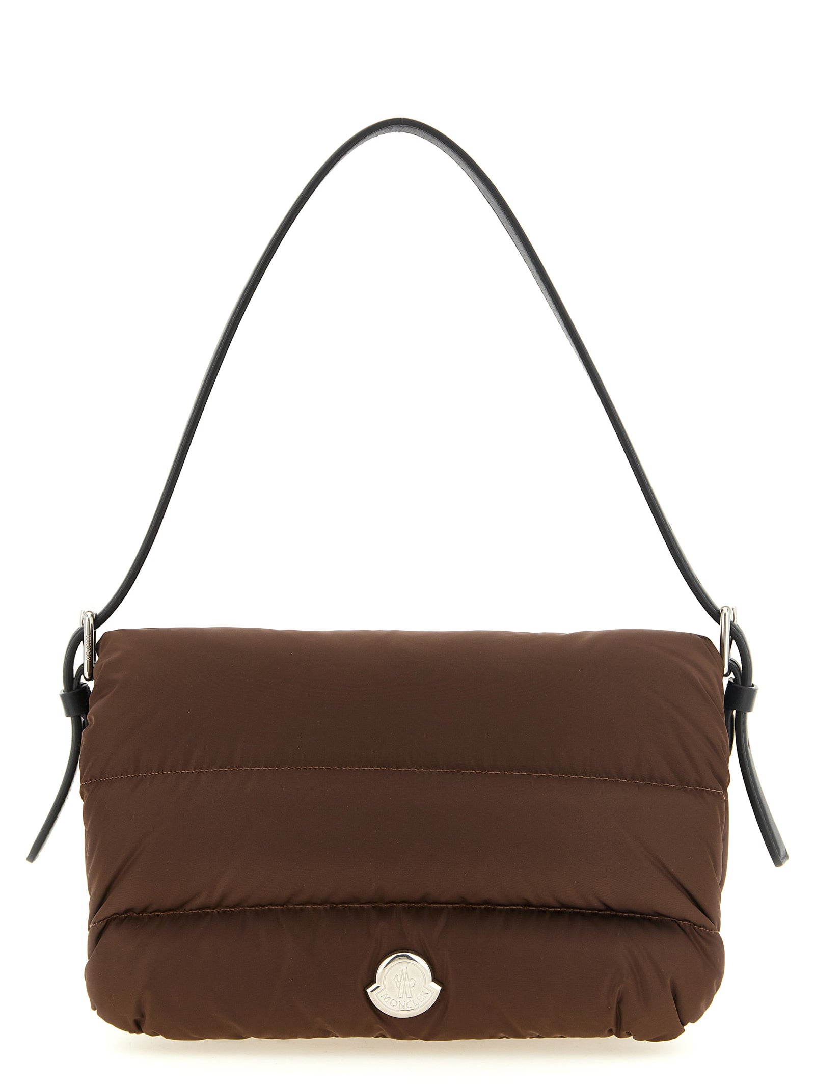 Moncler Brown Polyamide Shoulder Women's Bag