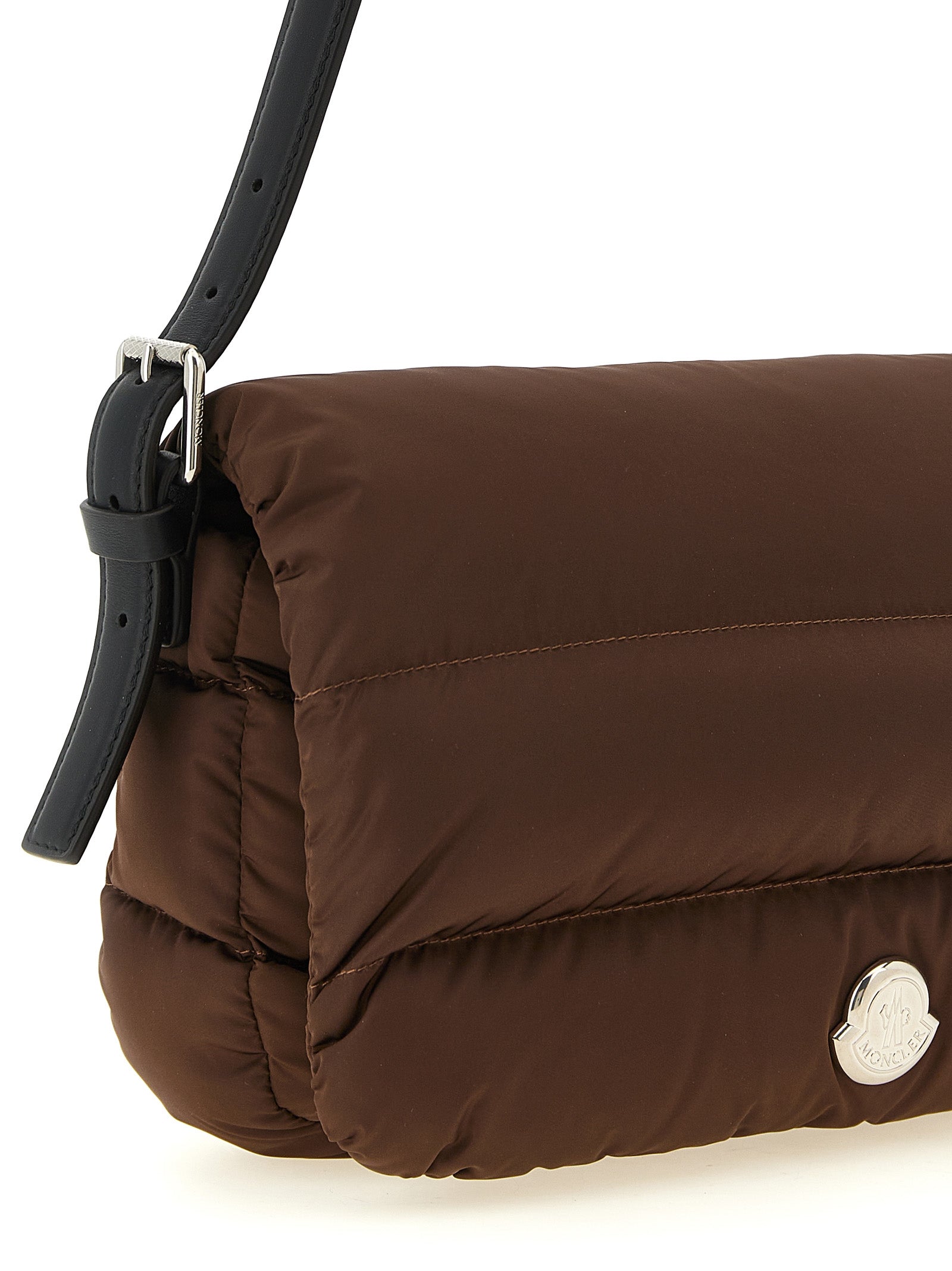 Moncler Brown Polyamide Shoulder Women's Bag