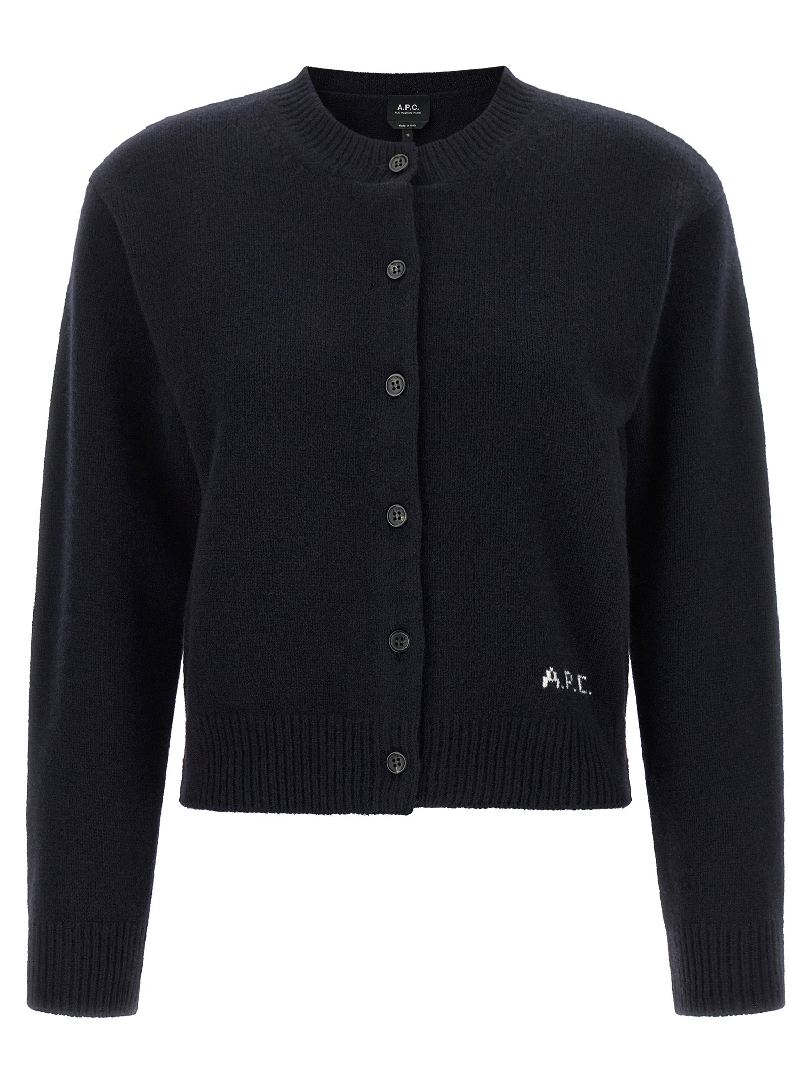 A.P.C. Blue Wool Women's Cardigan