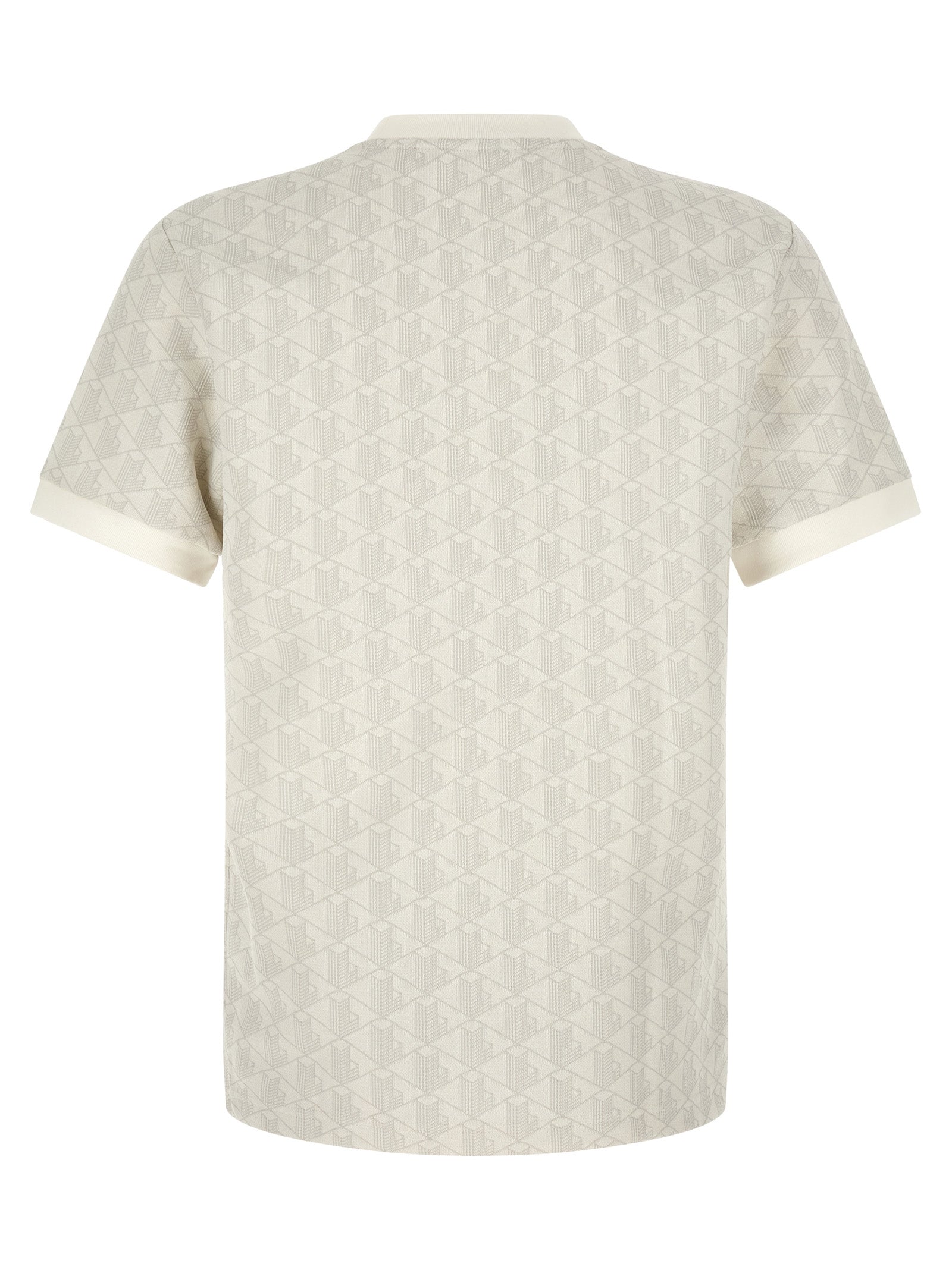 Lacoste Beige Polyester Men's T-Shirt