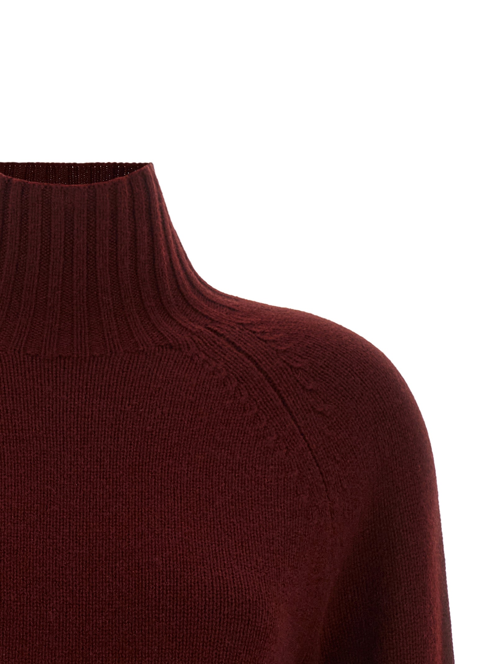 'S Max Mara Bordeaux Wool Women's Cardigan