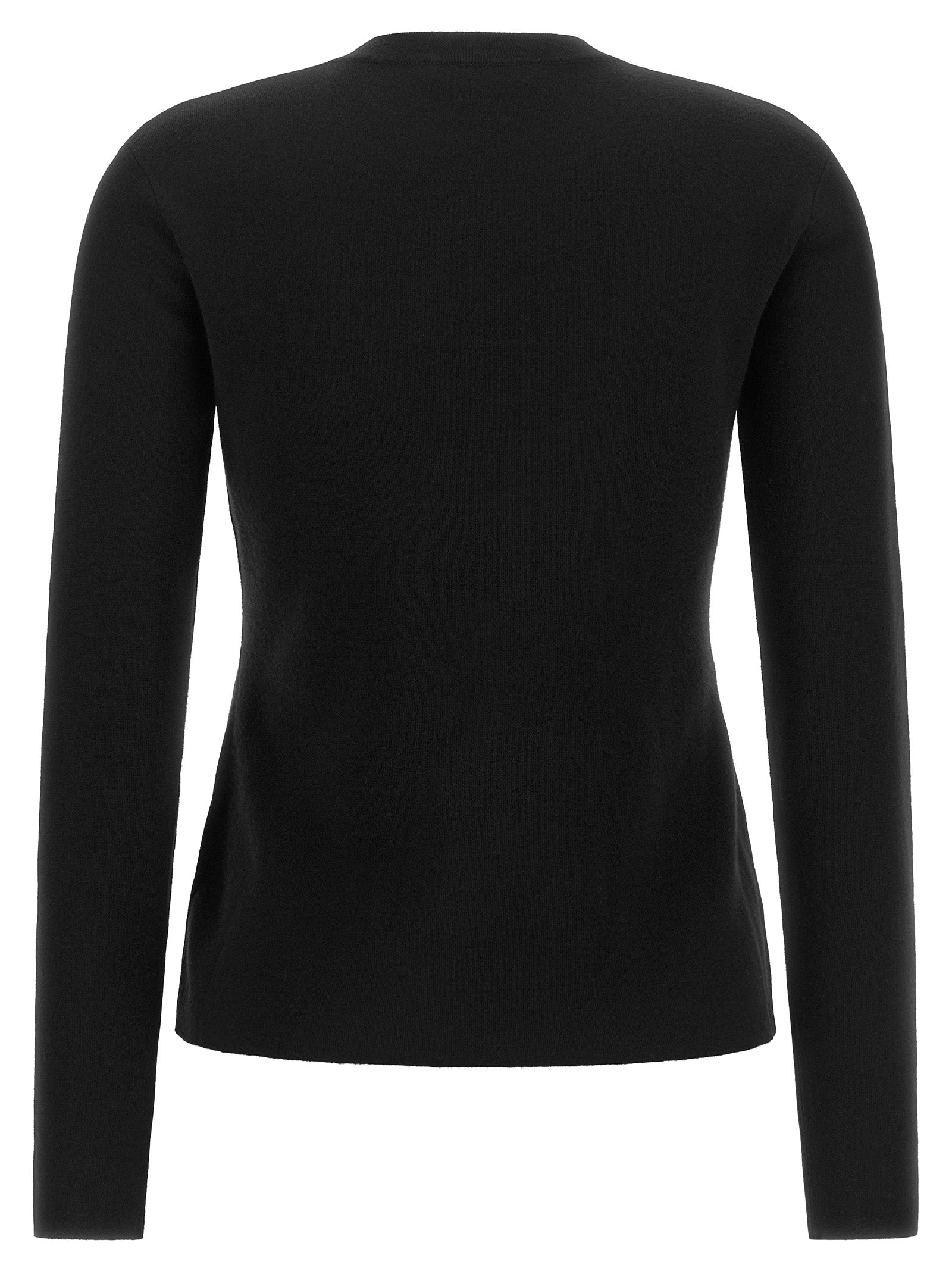 Max Mara Black Virgin Wool Women's Cardigan