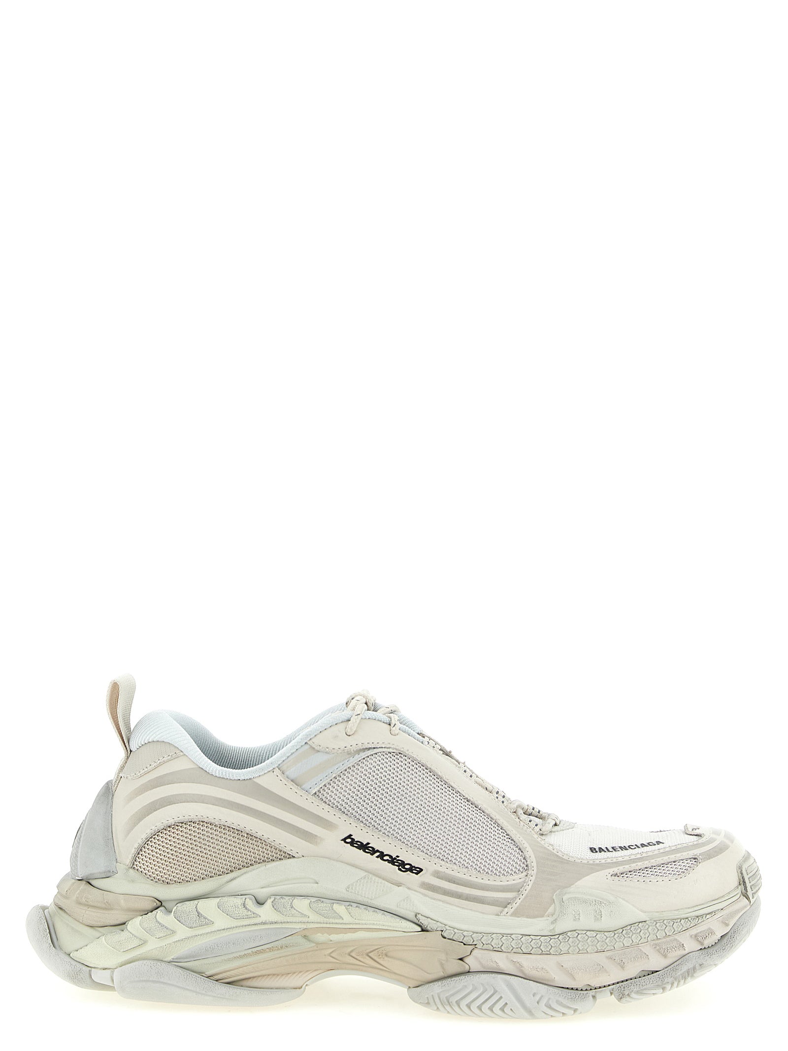 Balenciaga White Polyethylene Athletic Men's Sneakers