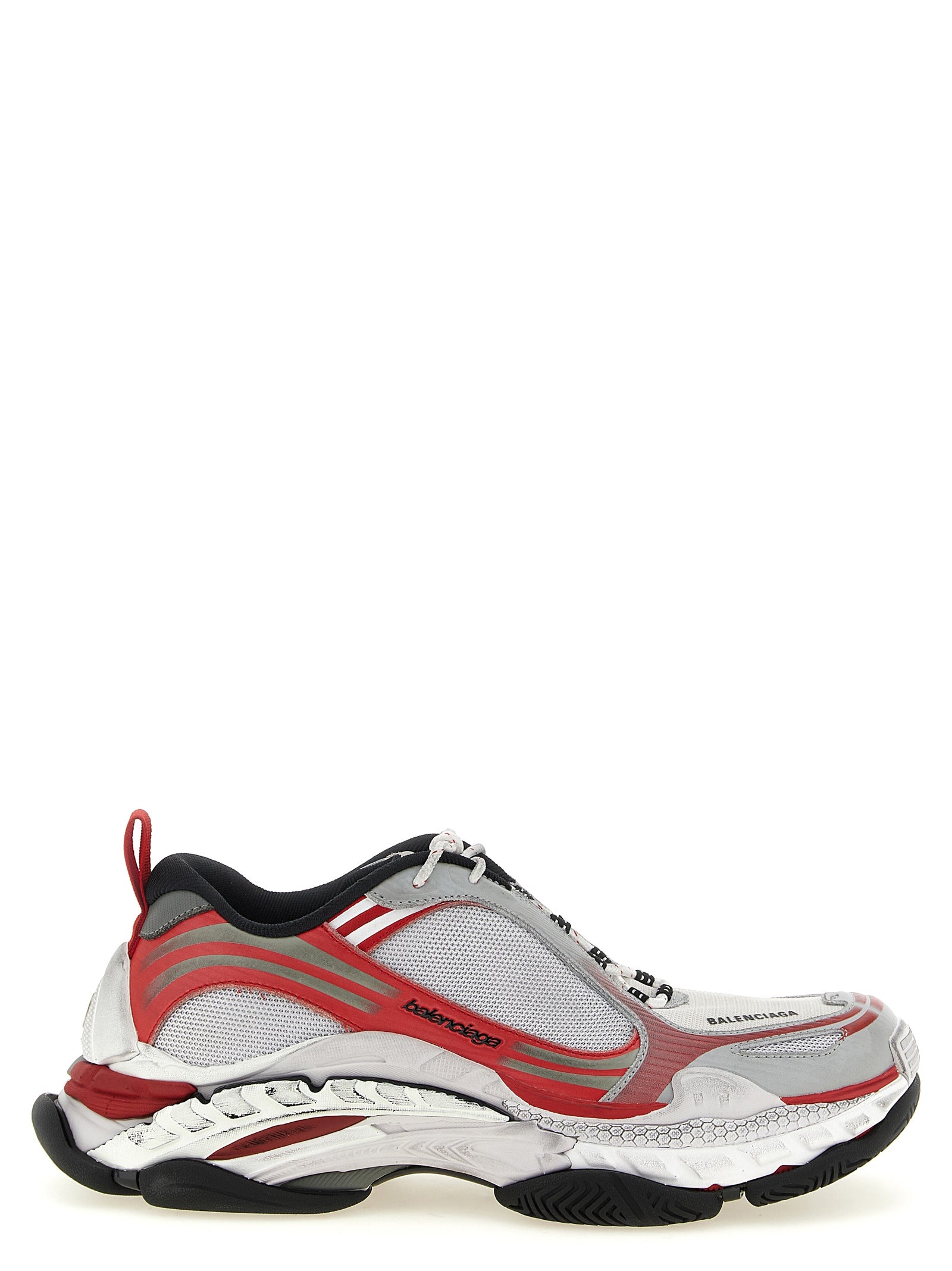 Balenciaga White Polyethylene Athletic Men's Sneakers