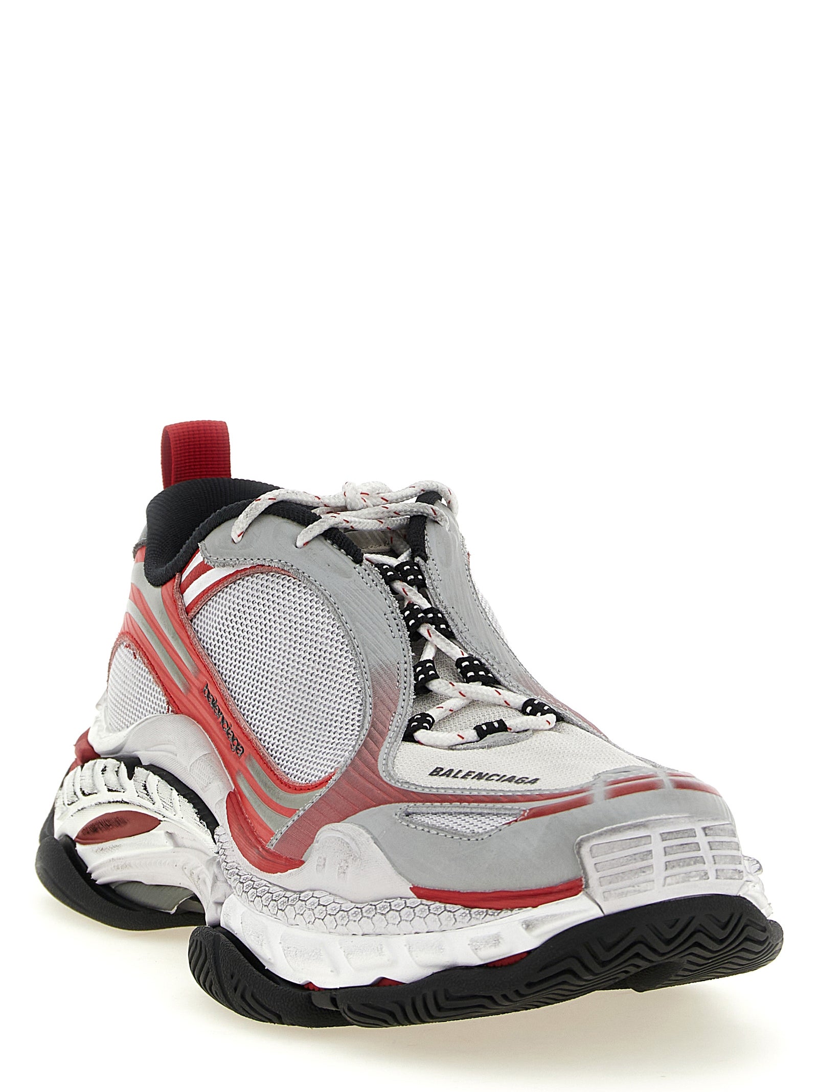 Balenciaga White Polyethylene Athletic Men's Sneakers