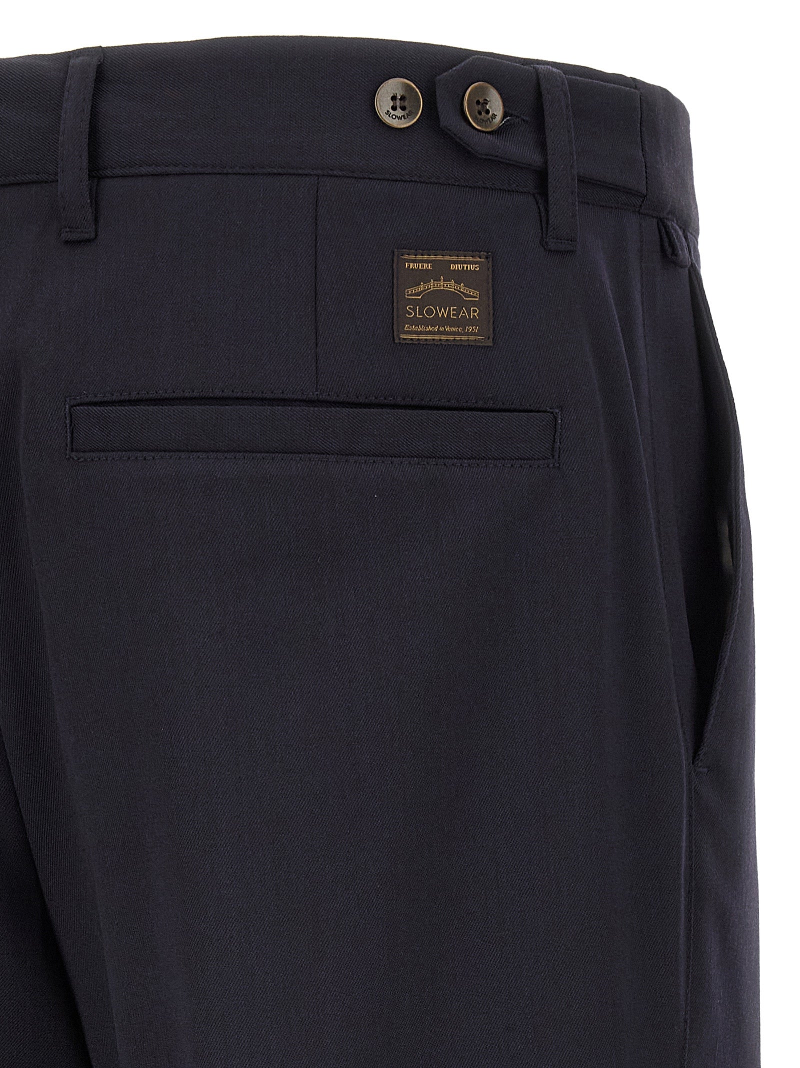 Incotex Blue Polyester Dress Men's Pants