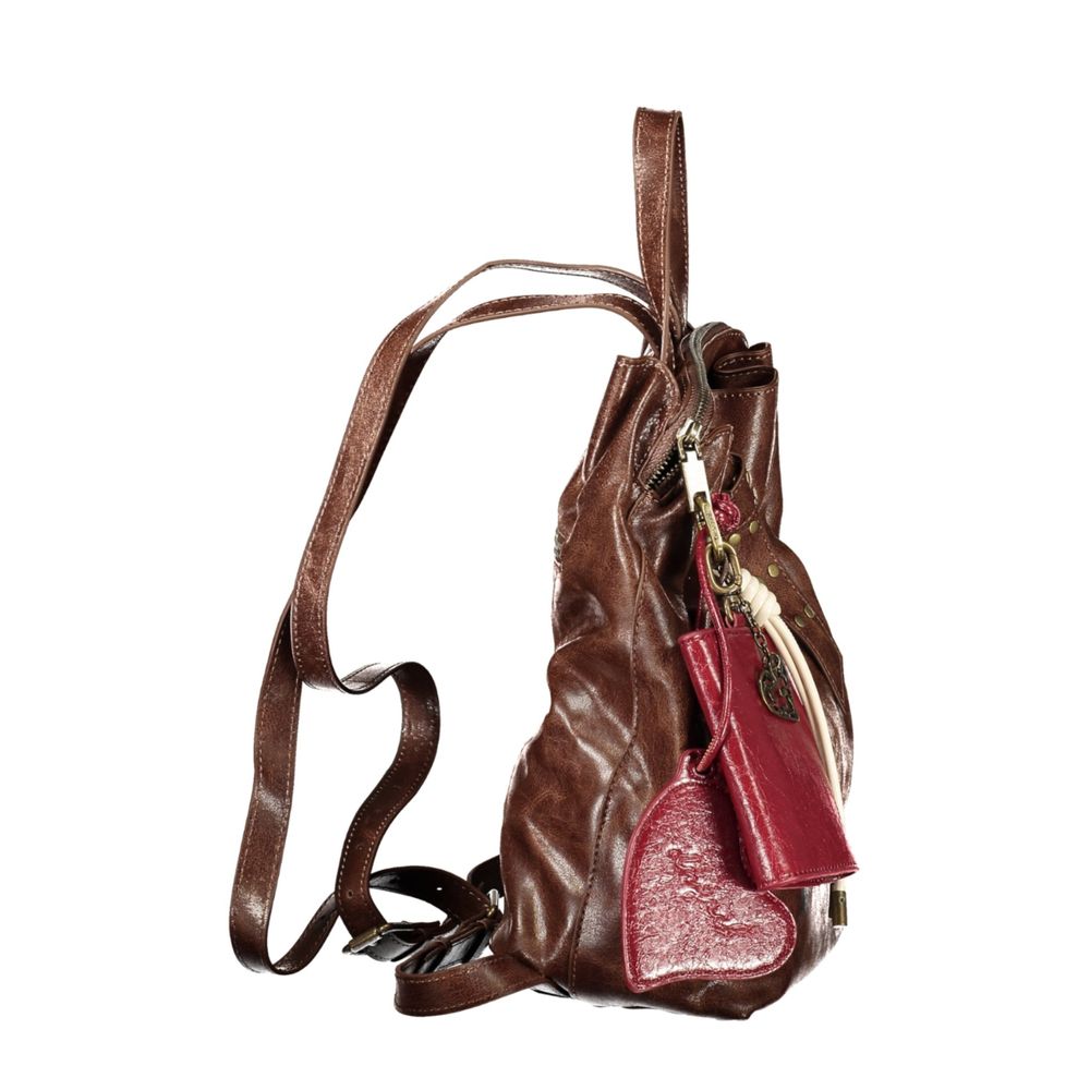Desigual Brown Polyurethane Women's Women's Backpack
