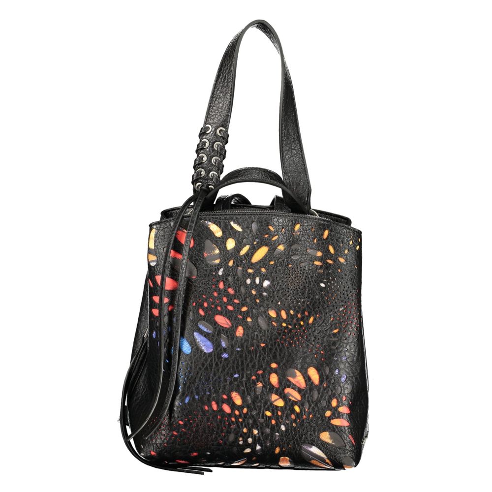 Desigual Black Polyurethane Women's Women's Backpack