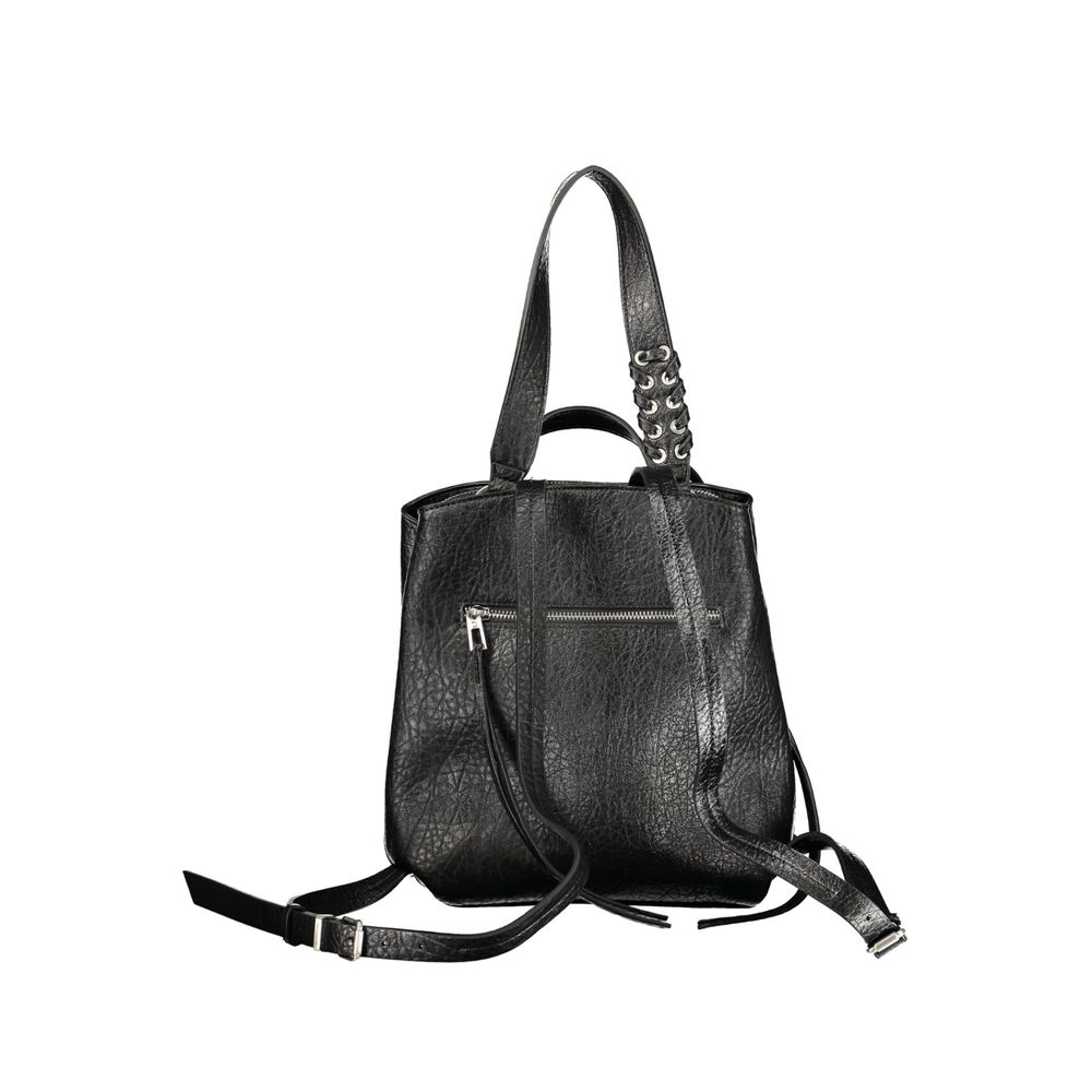 Desigual Black Polyurethane Women's Women's Backpack