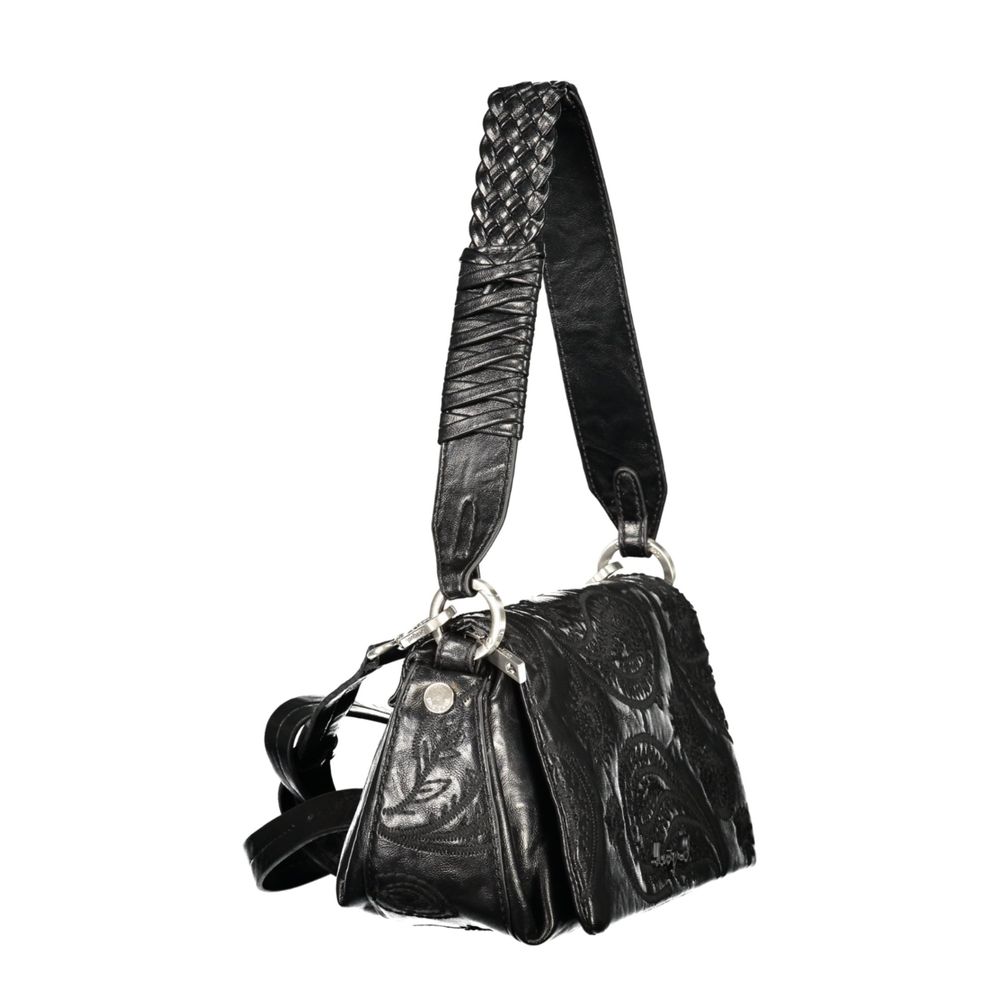 Desigual Black Polyurethane Women Women's Bag