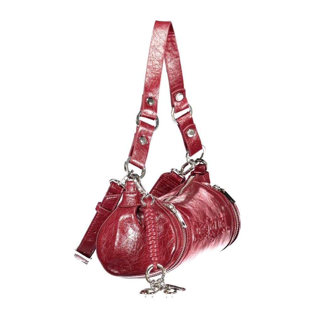 Desigual Rosso Polyurethane Women's Bag with Adjustable Shoulder Women's Strap